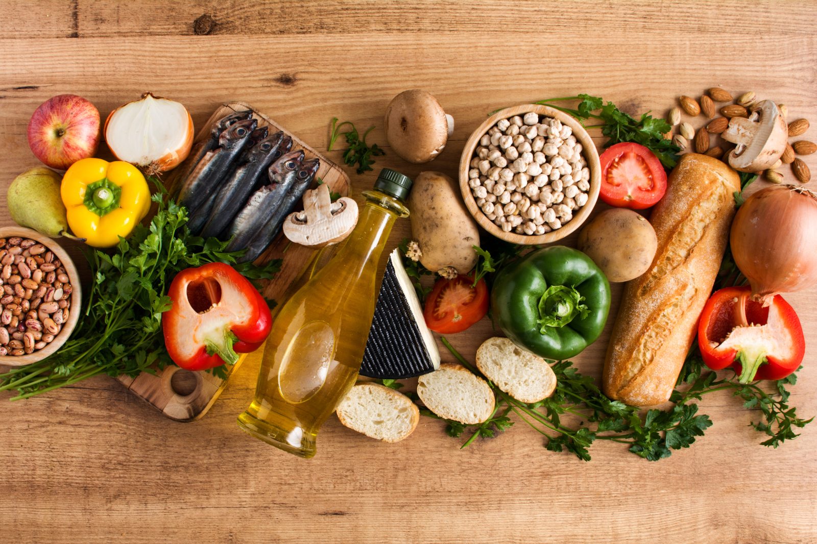 The Base: Beans, Olive Oil and Vegetables