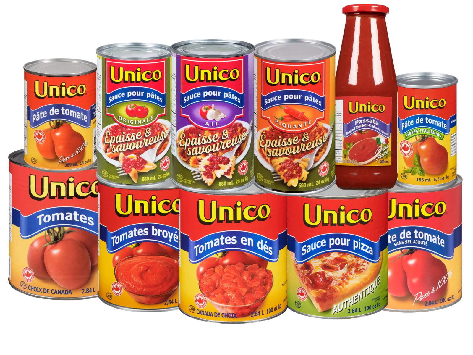 Tomates et sauces