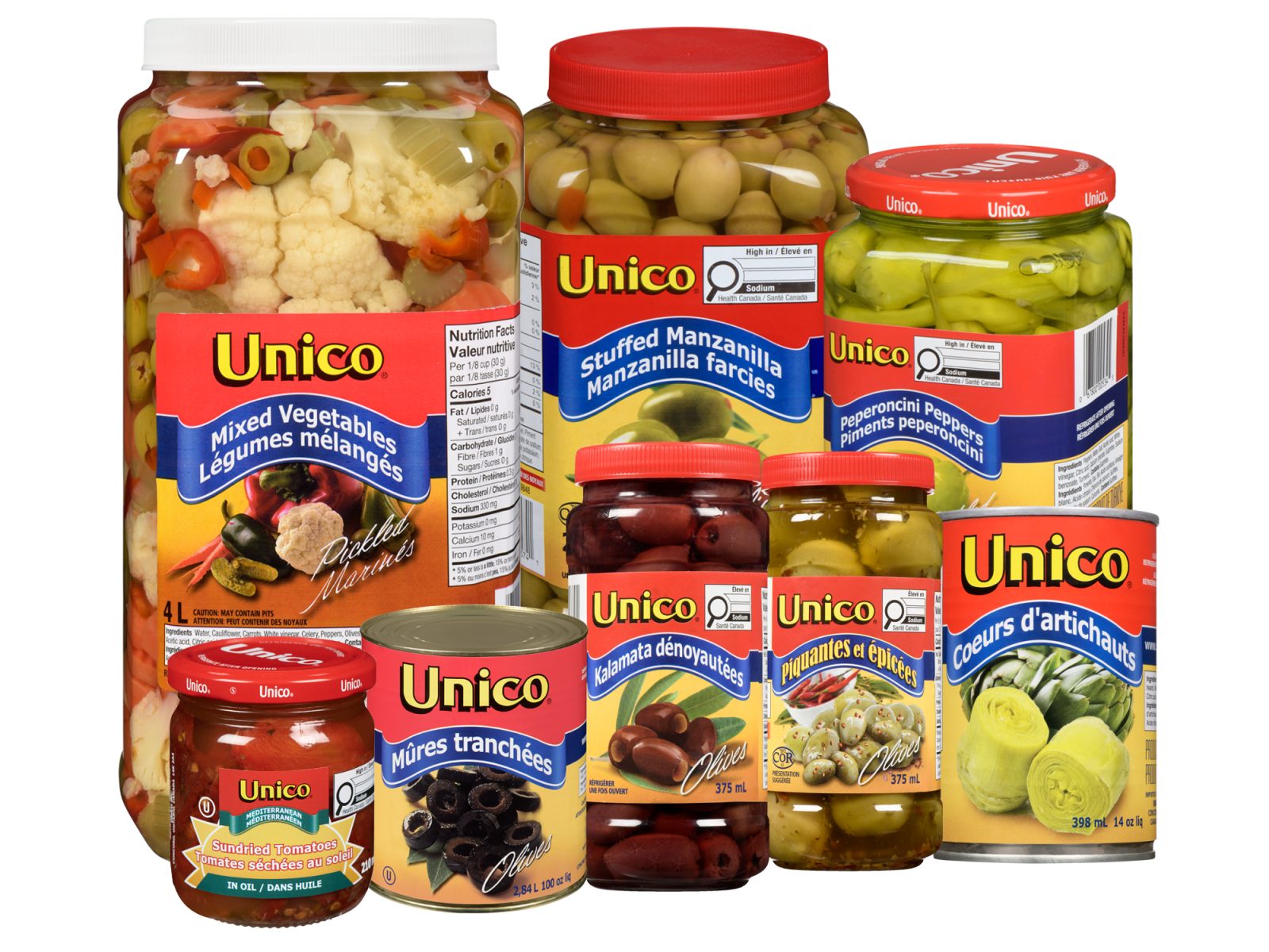 Olives et marinades