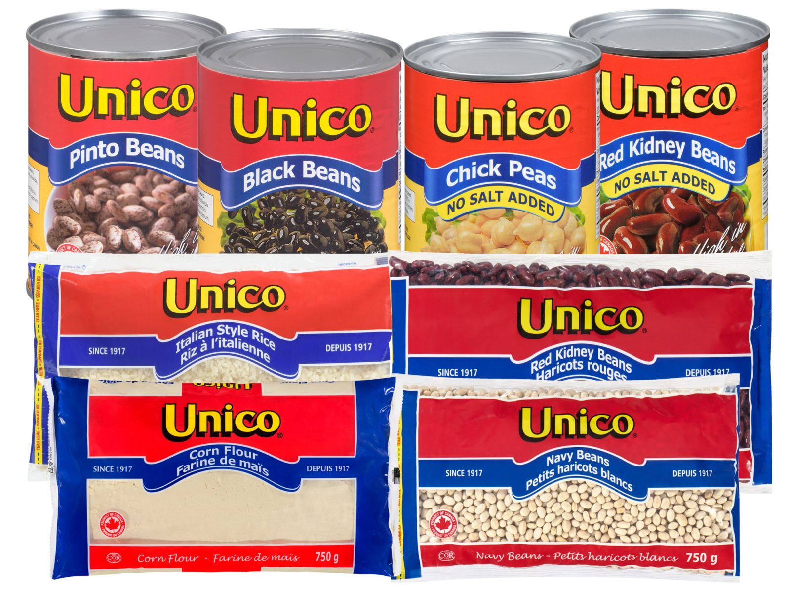 Beans, Peas, Rice & Flour