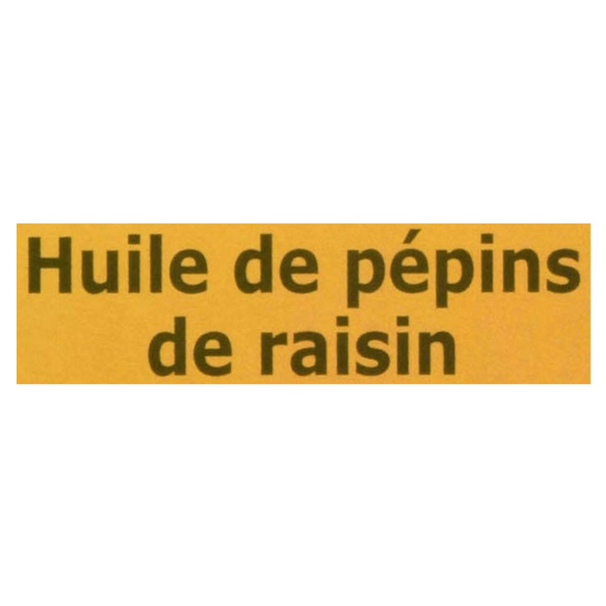 Unico Huile de pépins de raisin pure à 100 % — liste d'ingrédients (français)