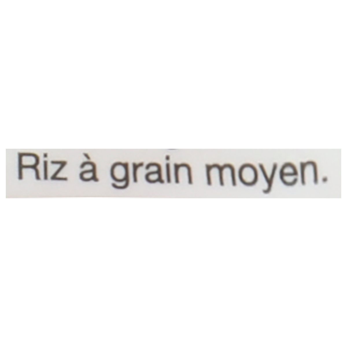 Unico Riz à l'italienne — liste d'ingrédients (français)