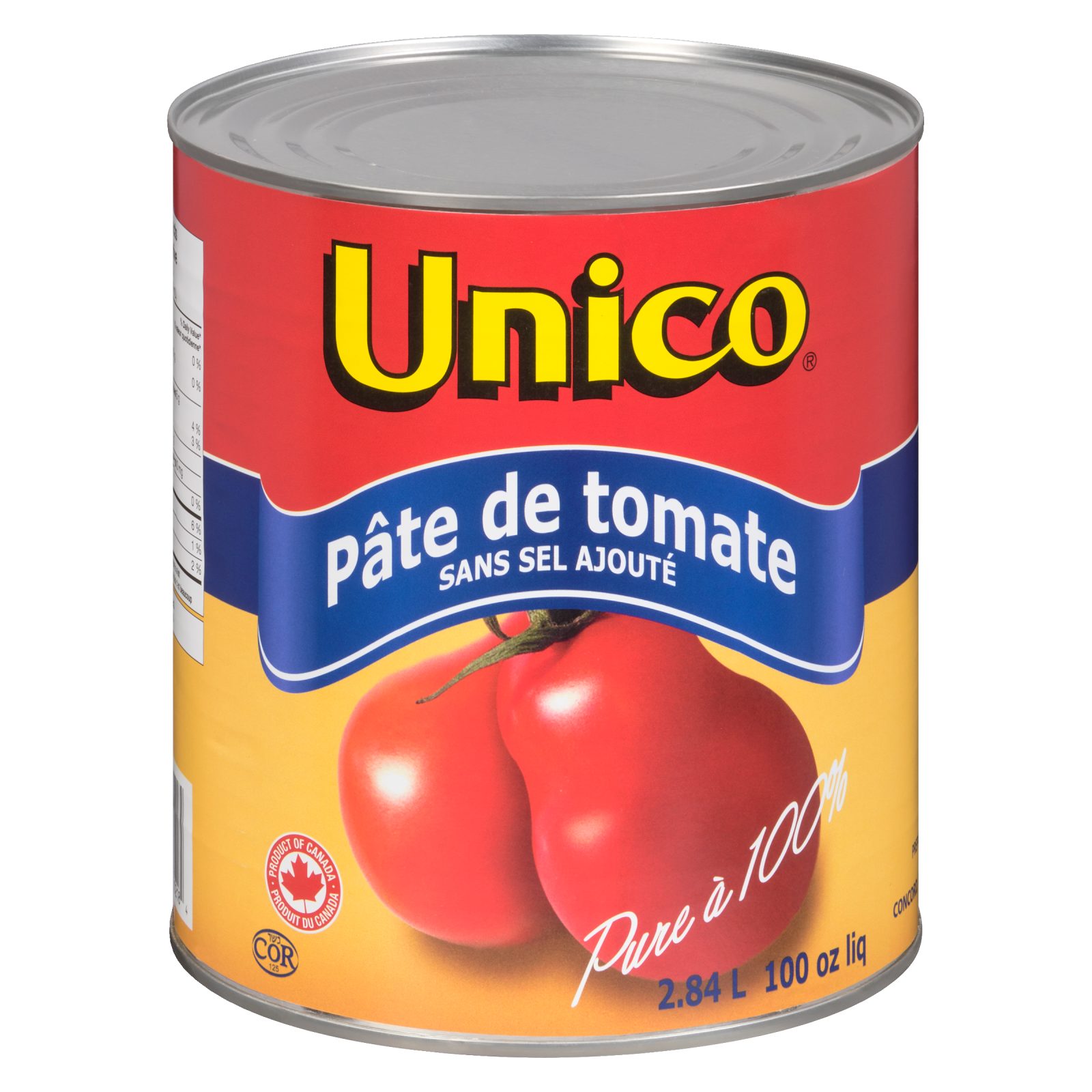 Unico Pâte de tomates — image du produit - 2.84L