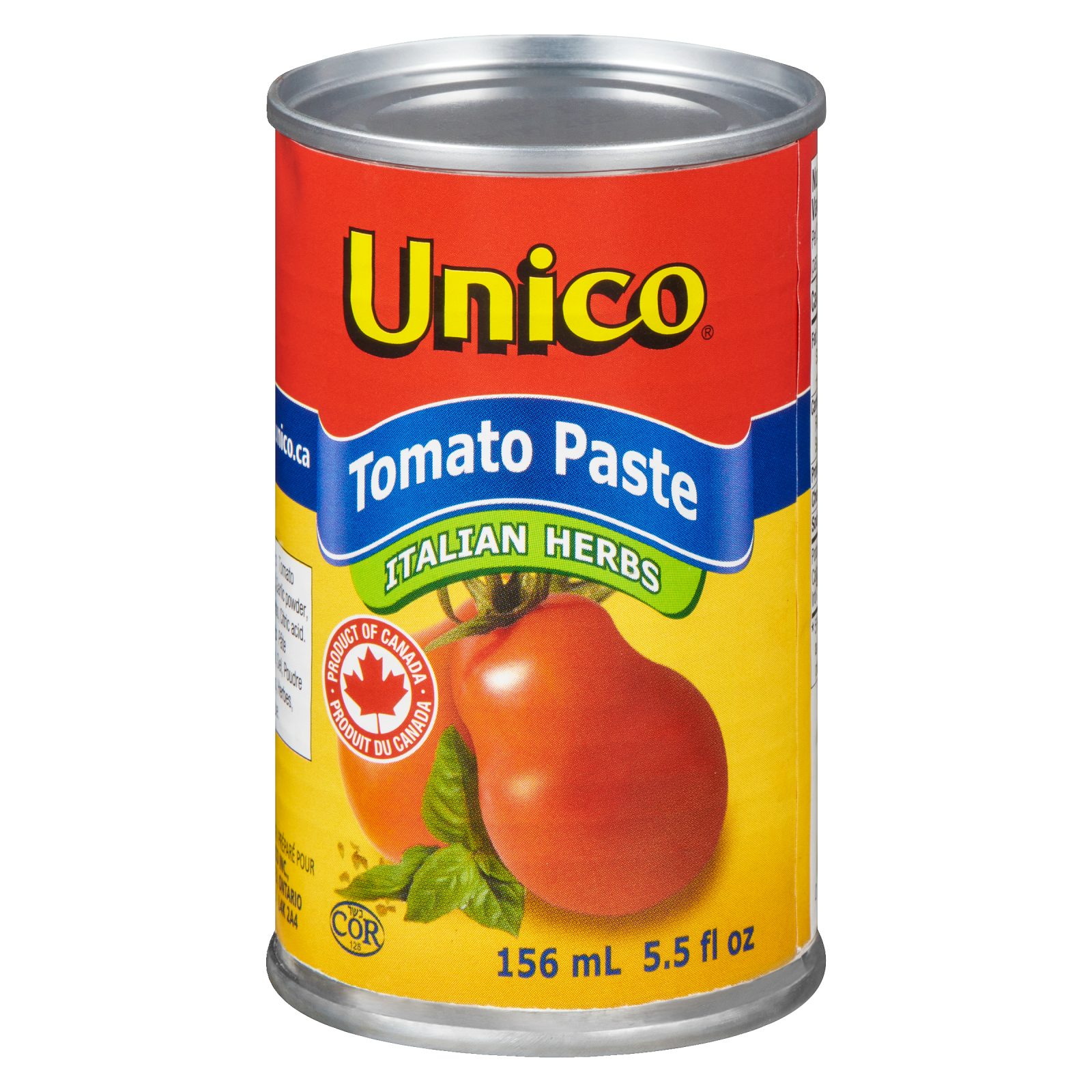 Unico Tomato Paste — Italian Herbs — product photo