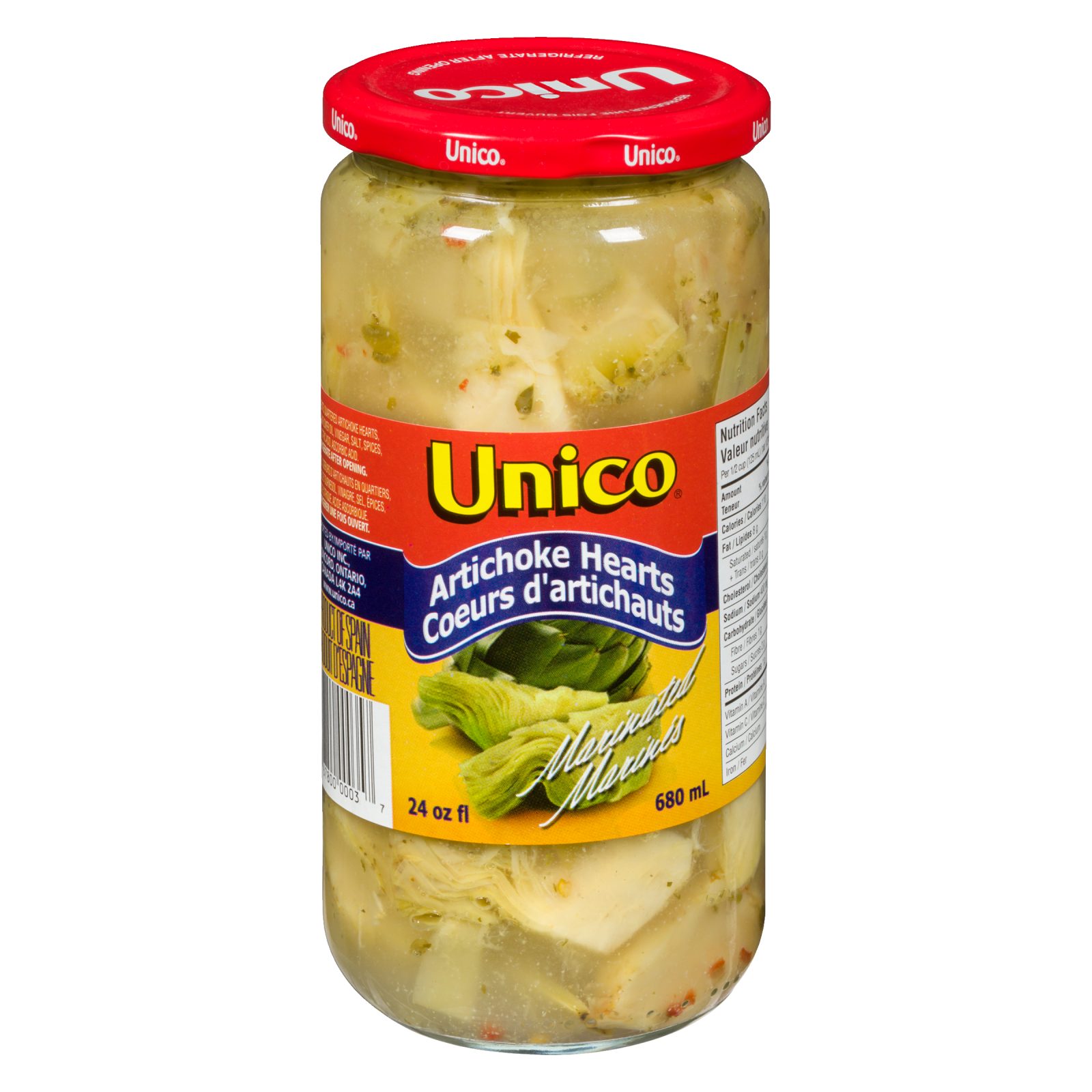 Unico Marinated Artichokes — product photo