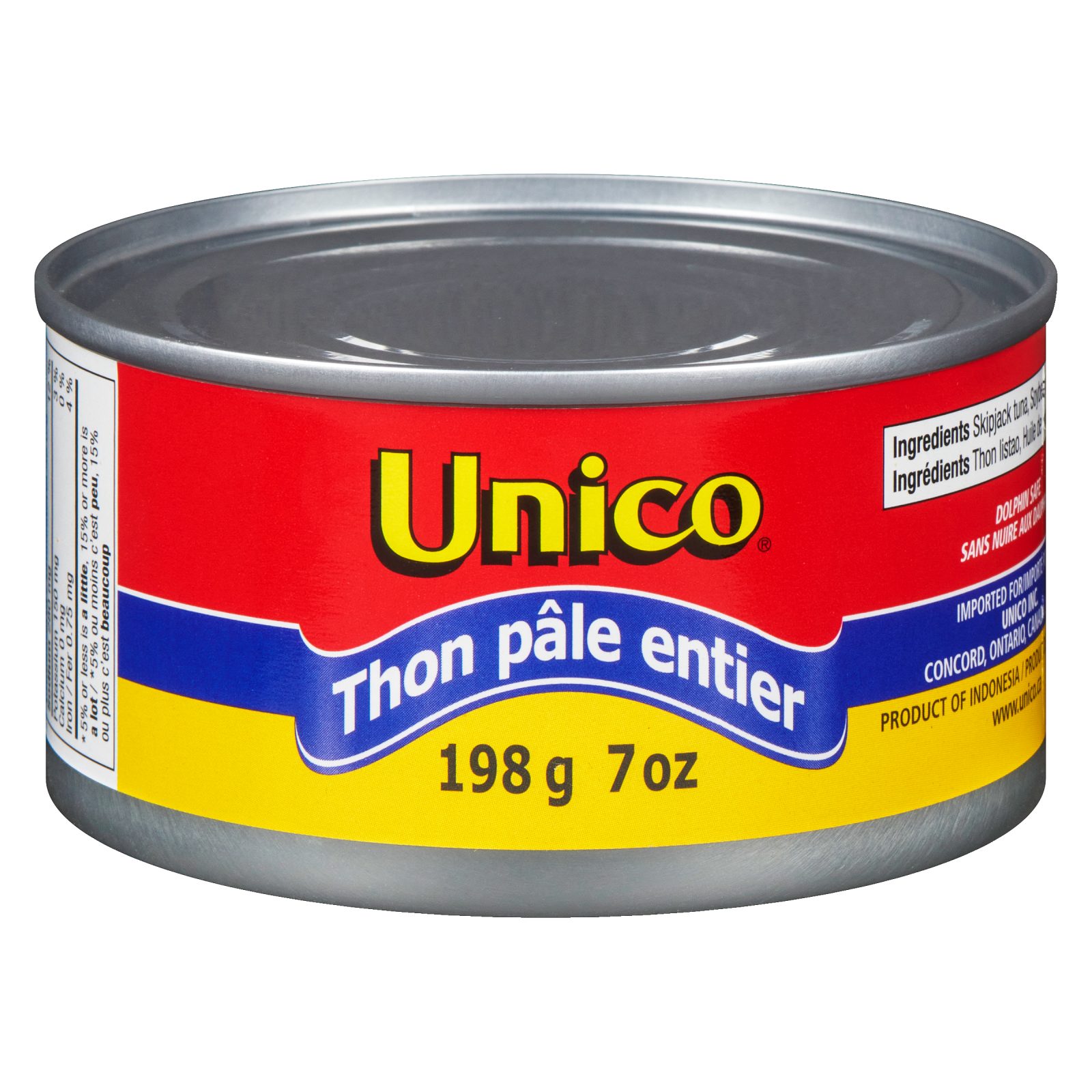 Unico Thon pâle entier — image du produit - 198 g