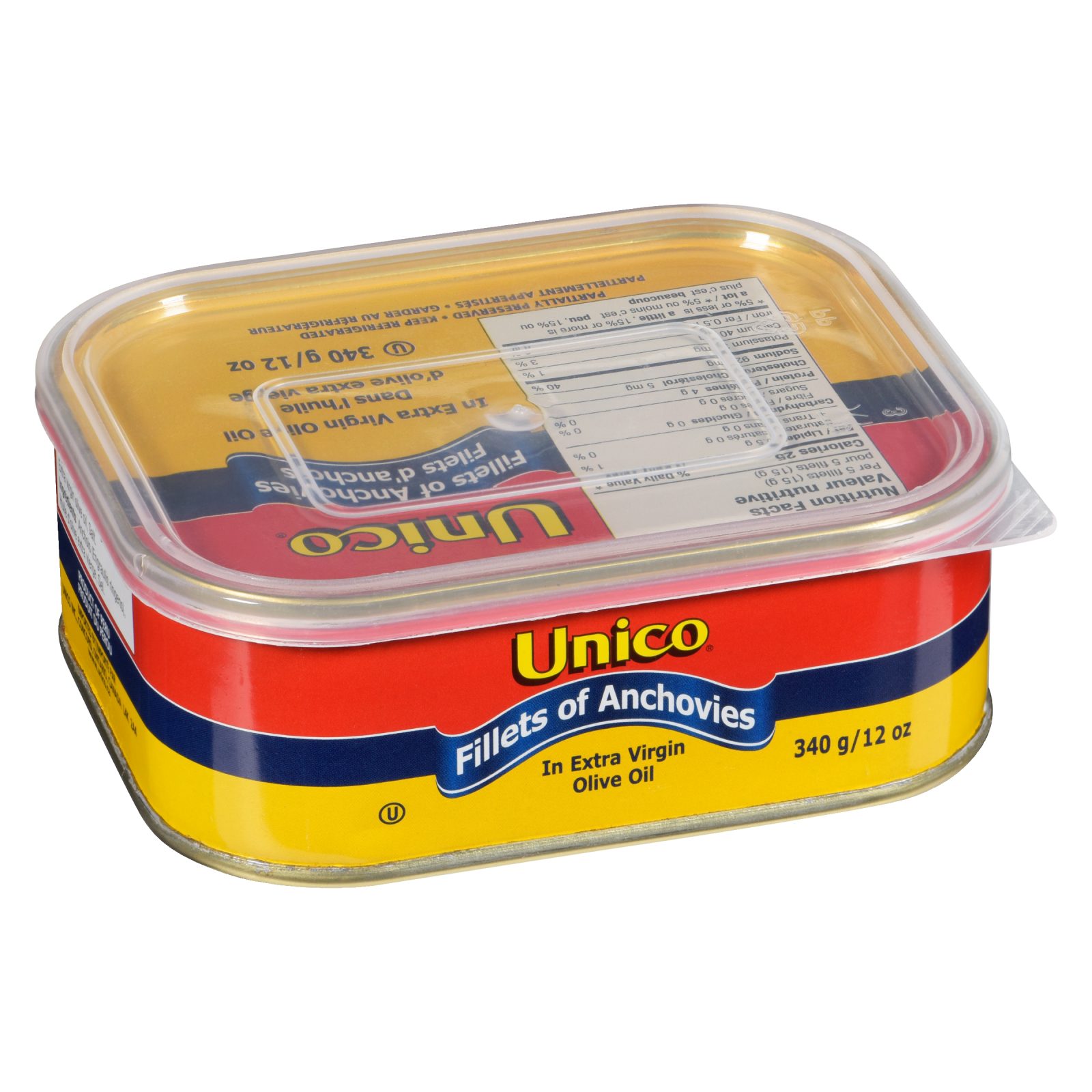 Unico Anchovy Fillets in Olive Oil — Large — product photo