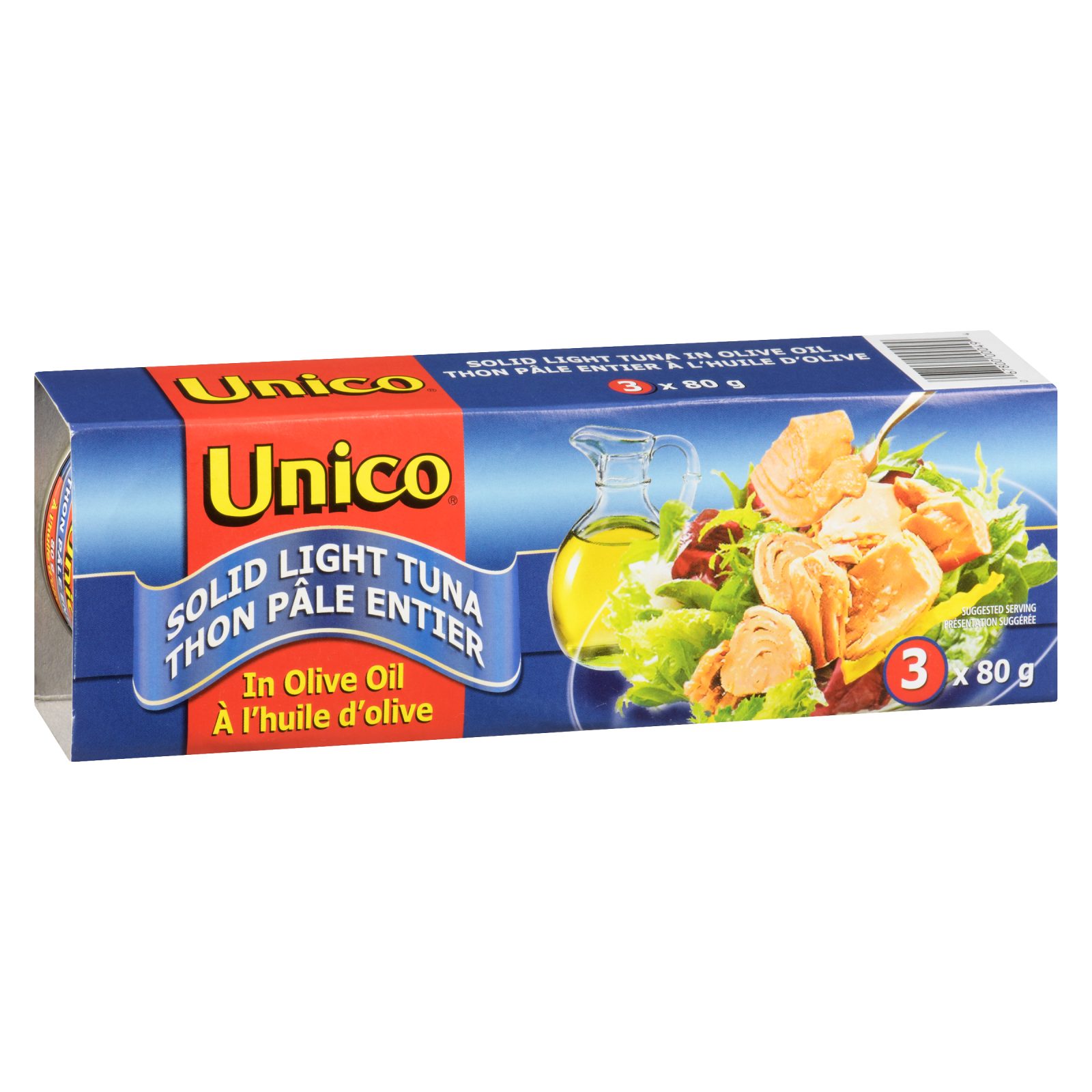 Unico Light Tuna in Olive Oil (3-Pack) — product photo
