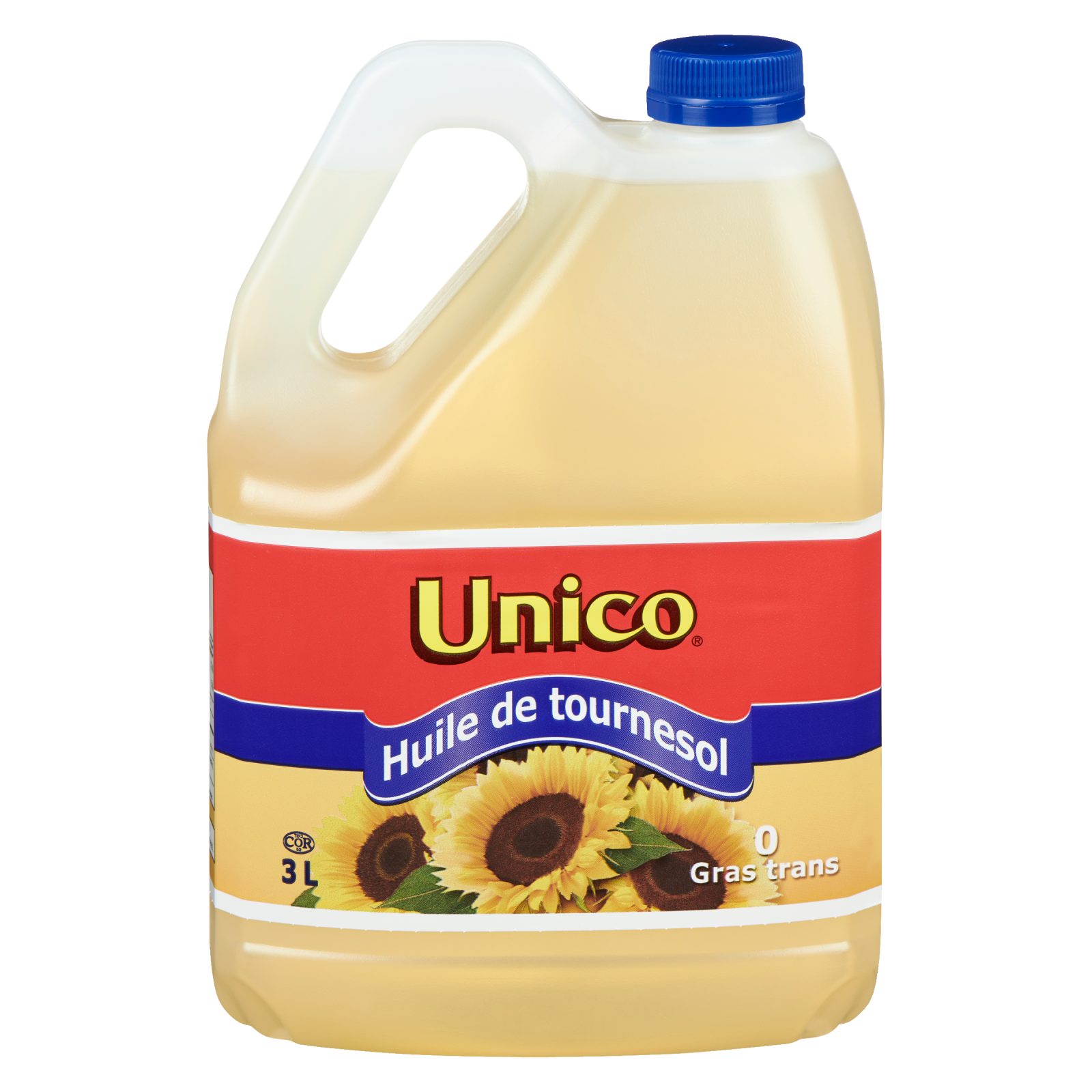Unico Huile de tournesol — image du produit - 3 L