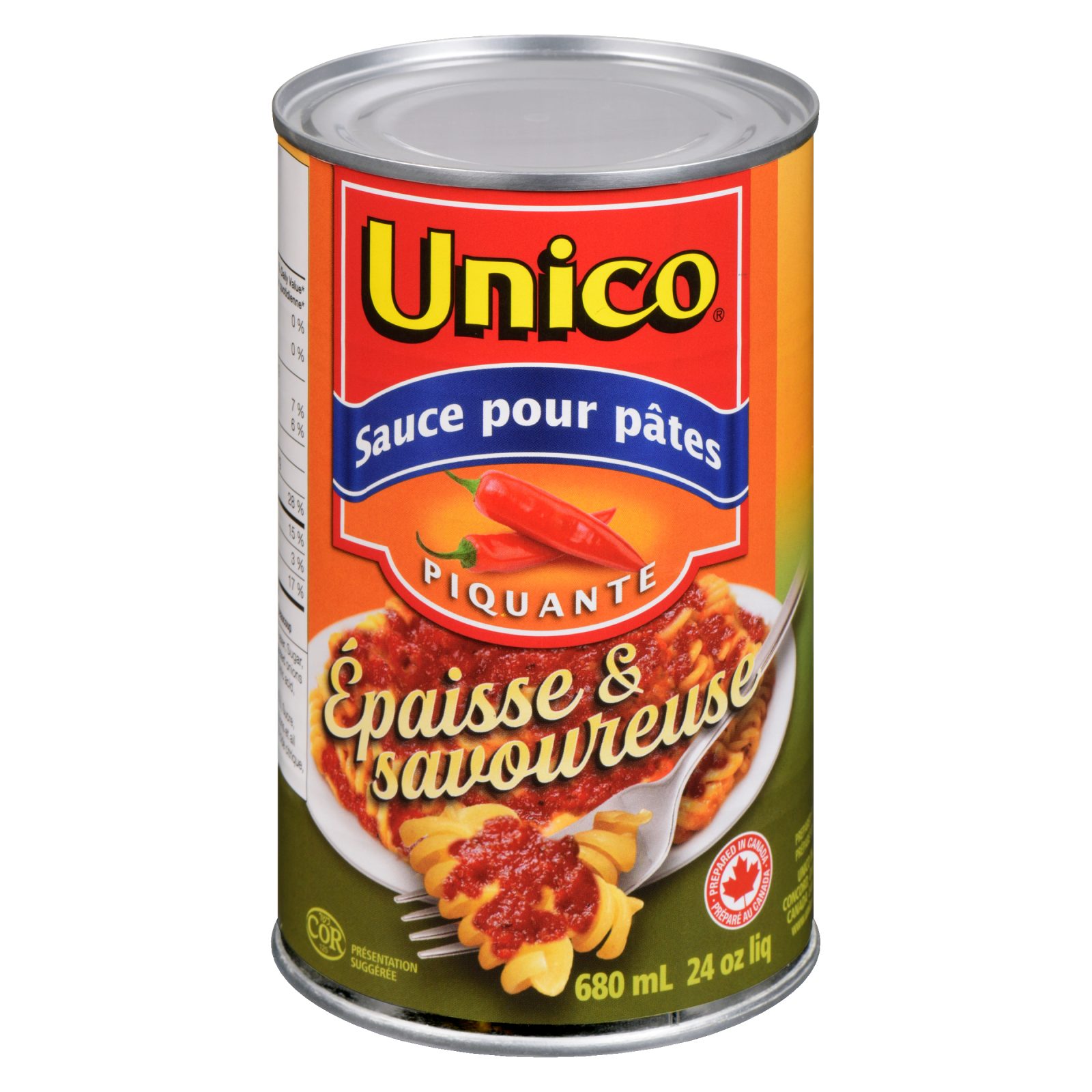 Unico Sauce à pâtes — Épicée — photo du produit (français)