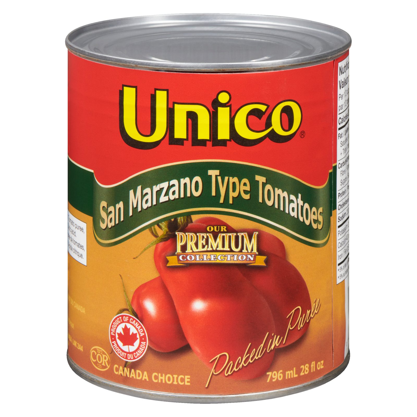 Unico Whole San Marzano Type Tomatoes — product photo