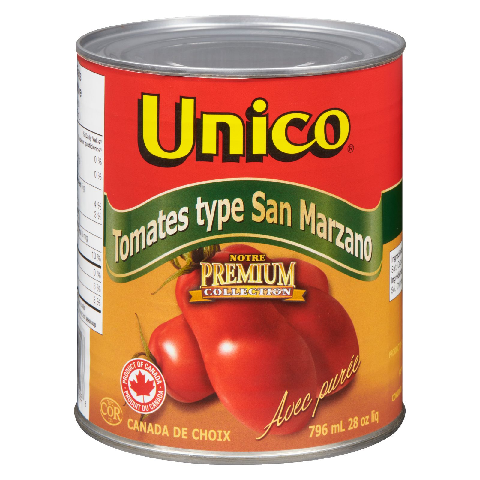 Unico Tomates entières type San Marzano — photo du produit (français)