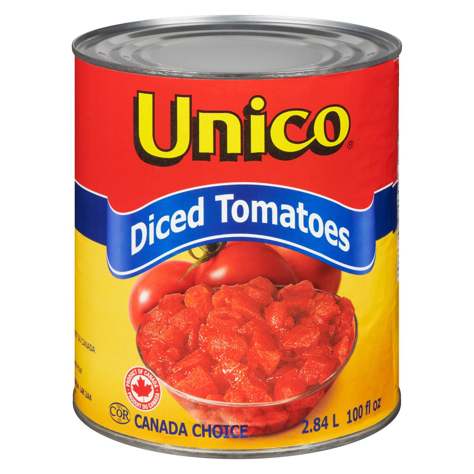 Unico Diced Tomatoes — product image - 2.84 L