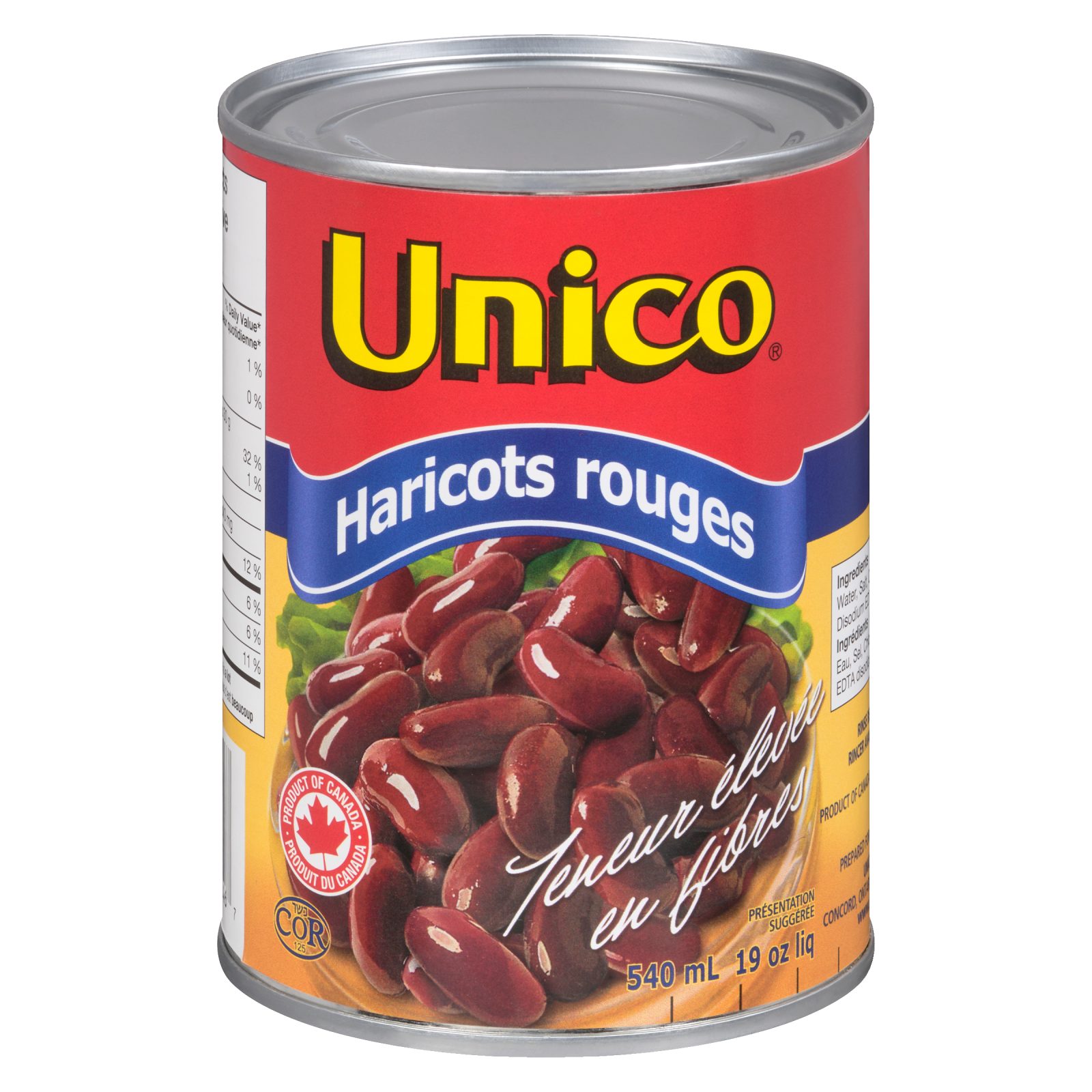 Unico Haricots rouges — photo du produit (français)
