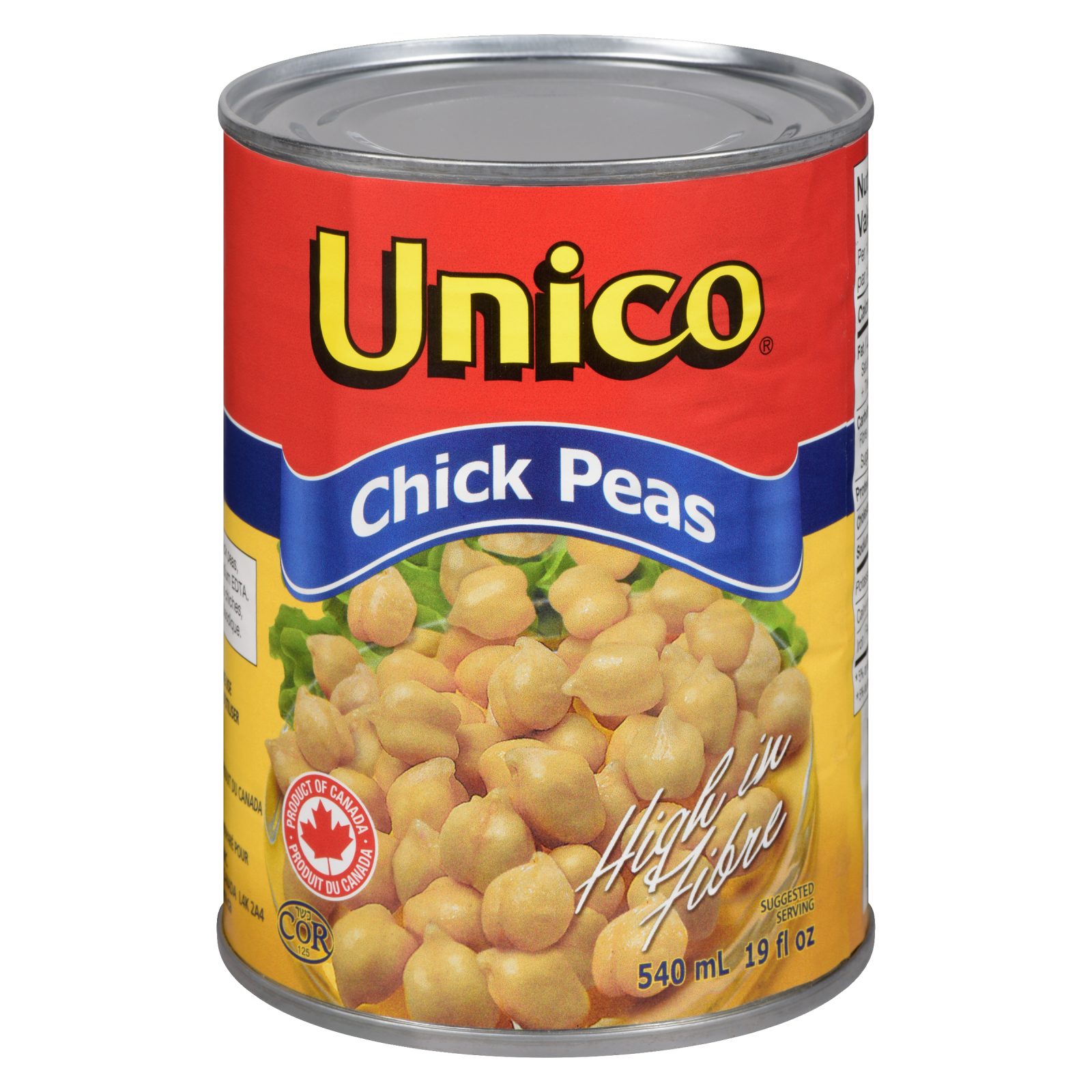 Unico Chick Peas — product photo