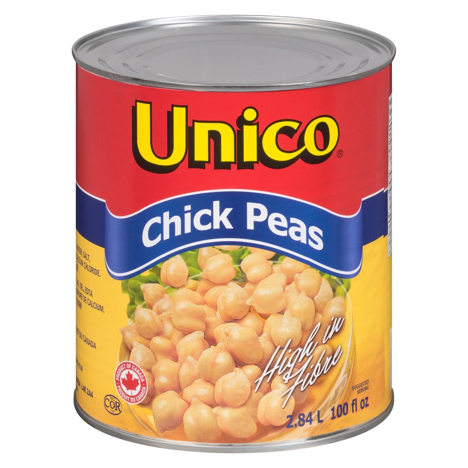 Unico Chick Peas — product image - 2.84 L