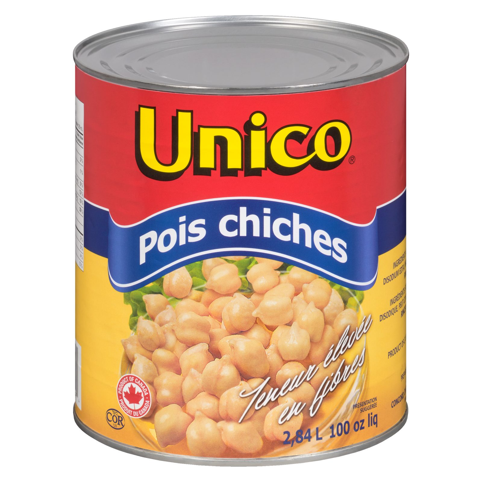 Unico Pois chiches — image du produit - 2.84 L