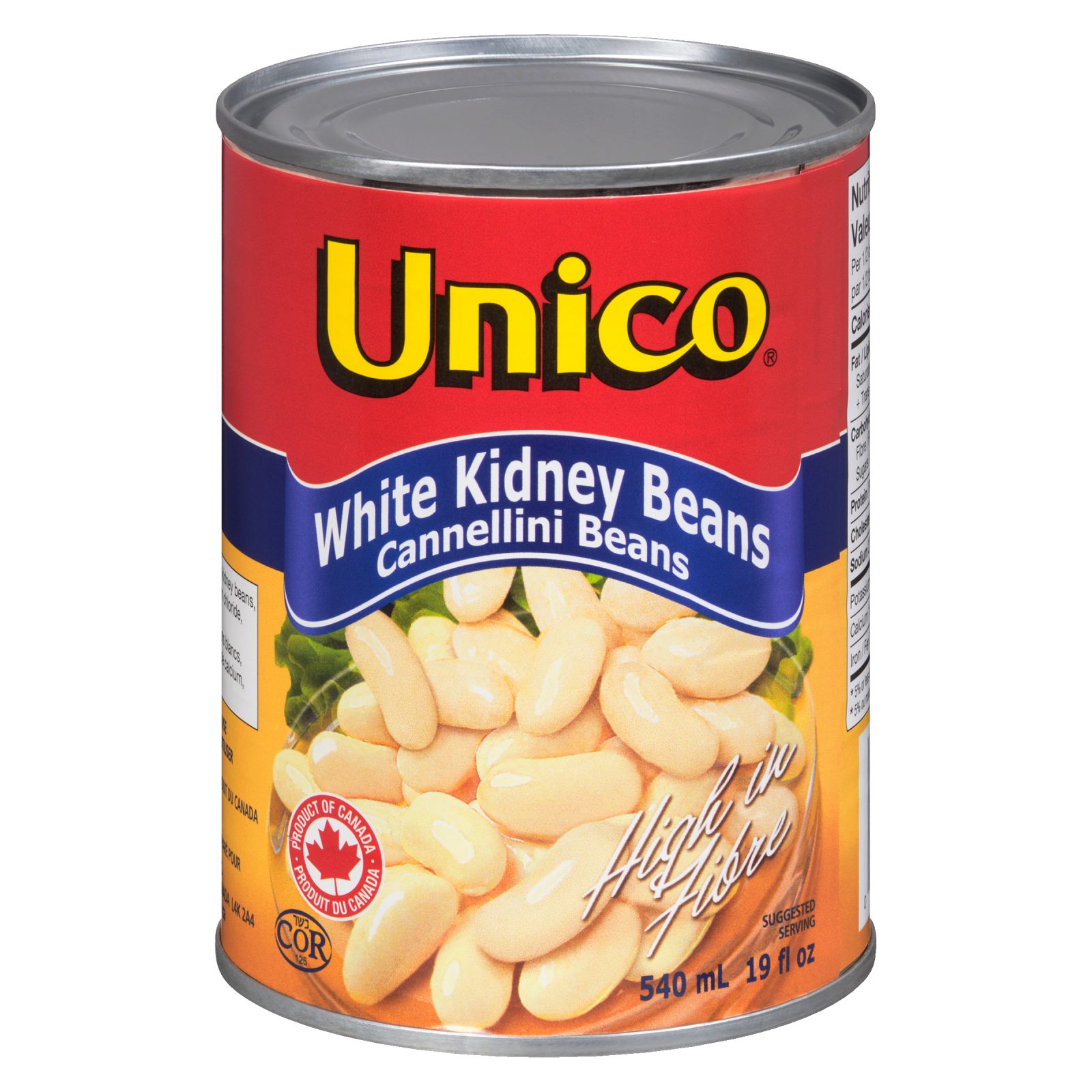 Unico White Kidney Beans (Cannellini) — product photo