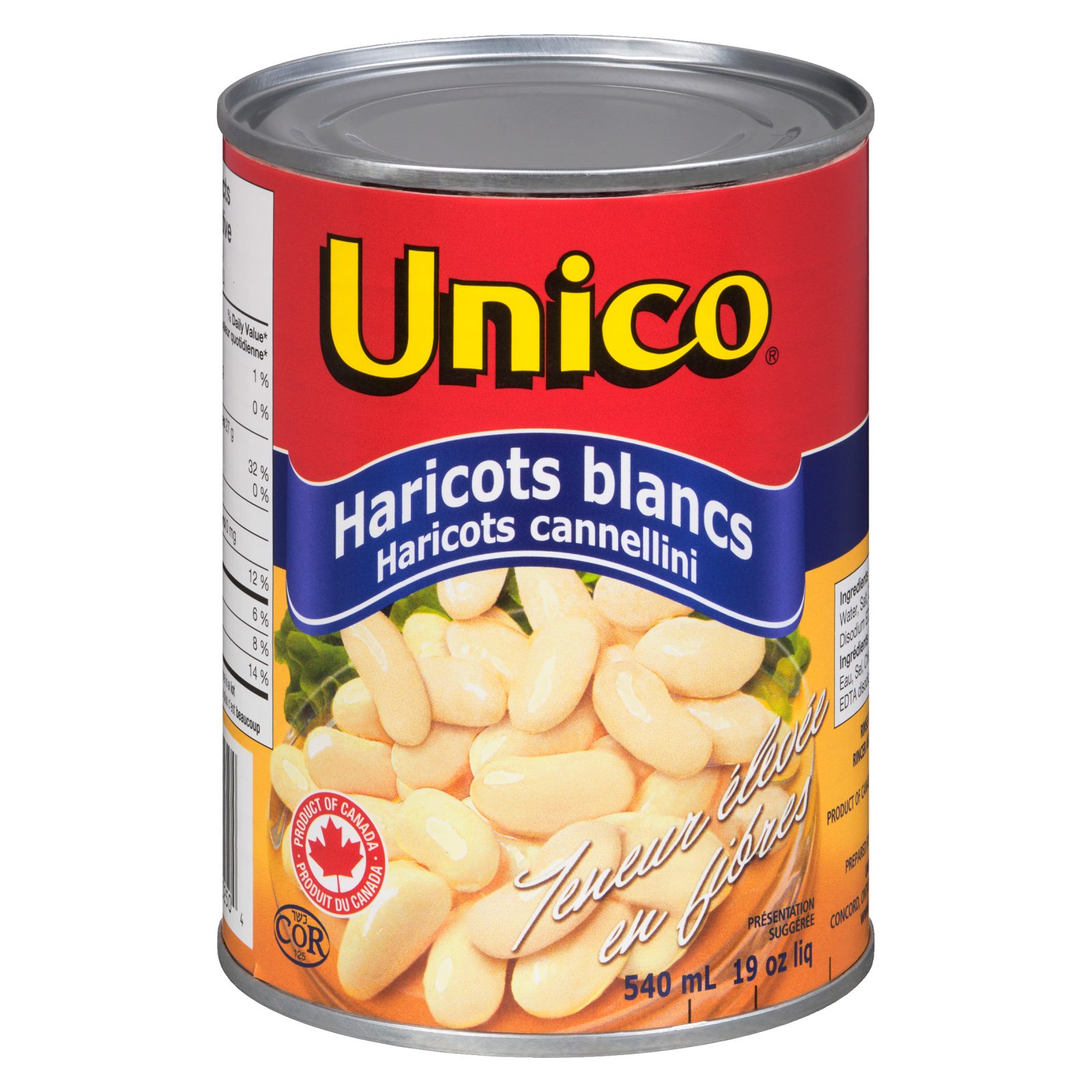 Unico Haricots blancs (cannellini) — photo du produit (français)