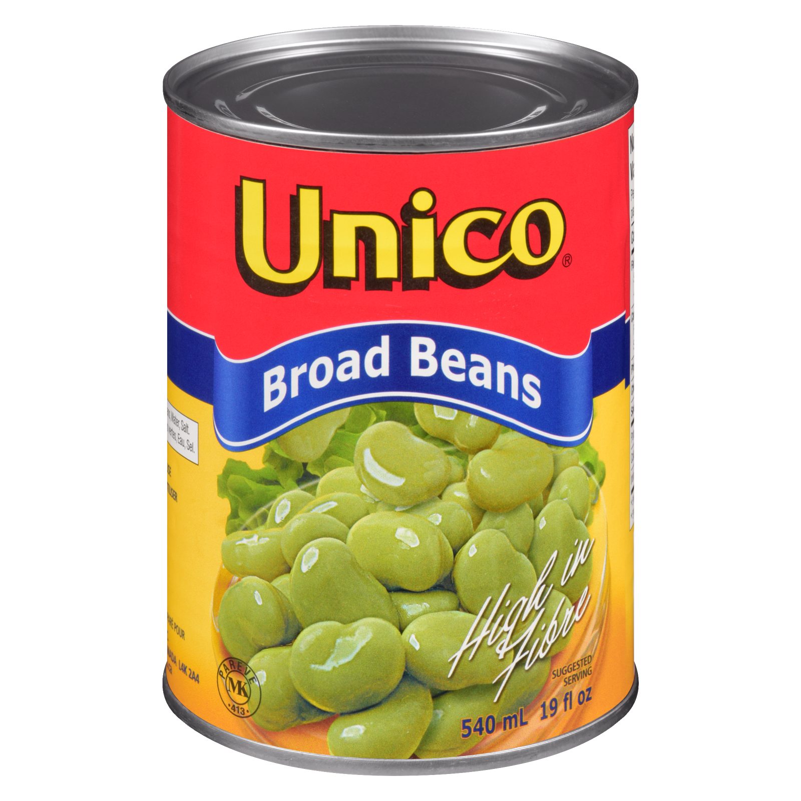 Unico Broad Beans — product photo