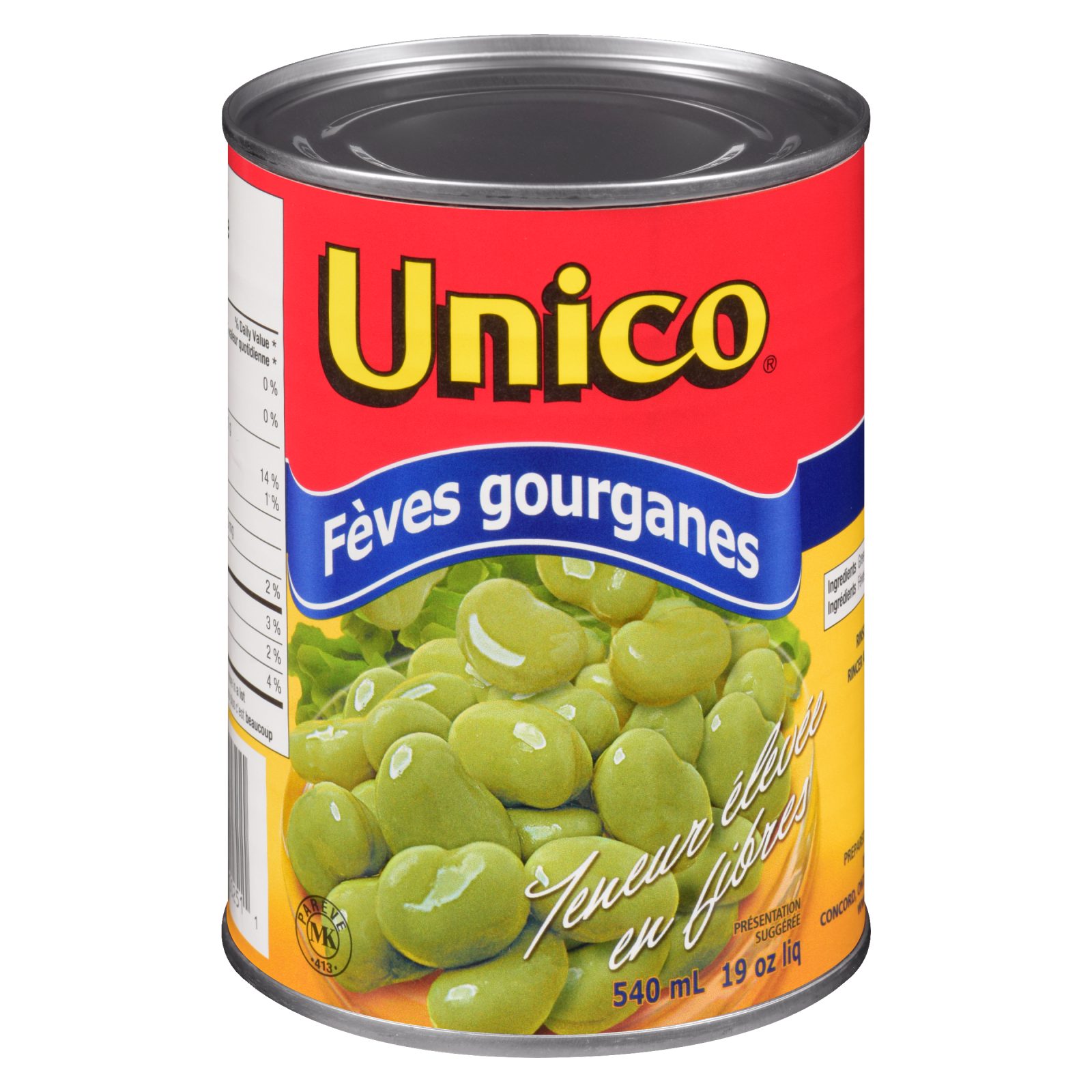 Unico Gourganes — photo du produit (français)