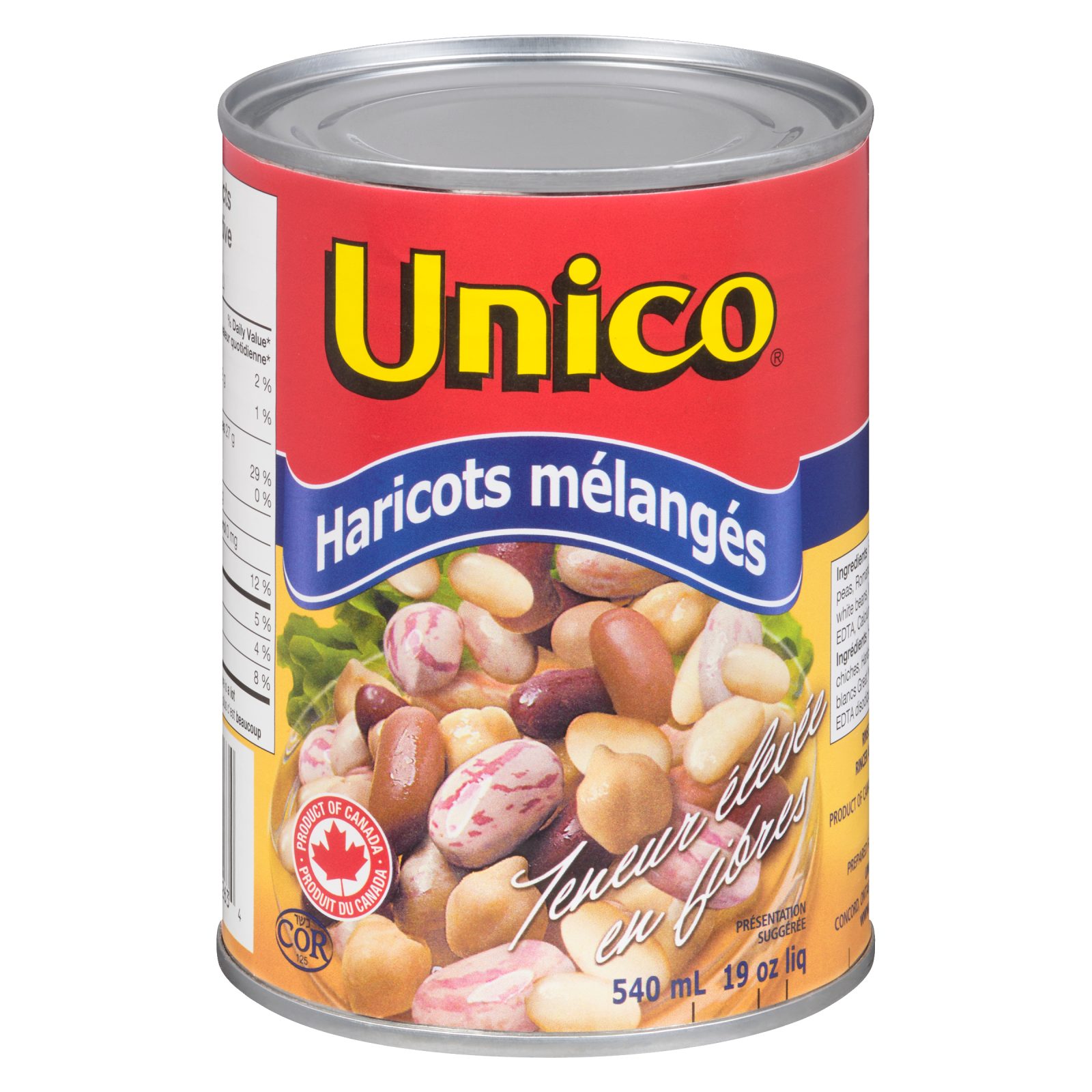 Unico Mélange de haricots — photo du produit (français)