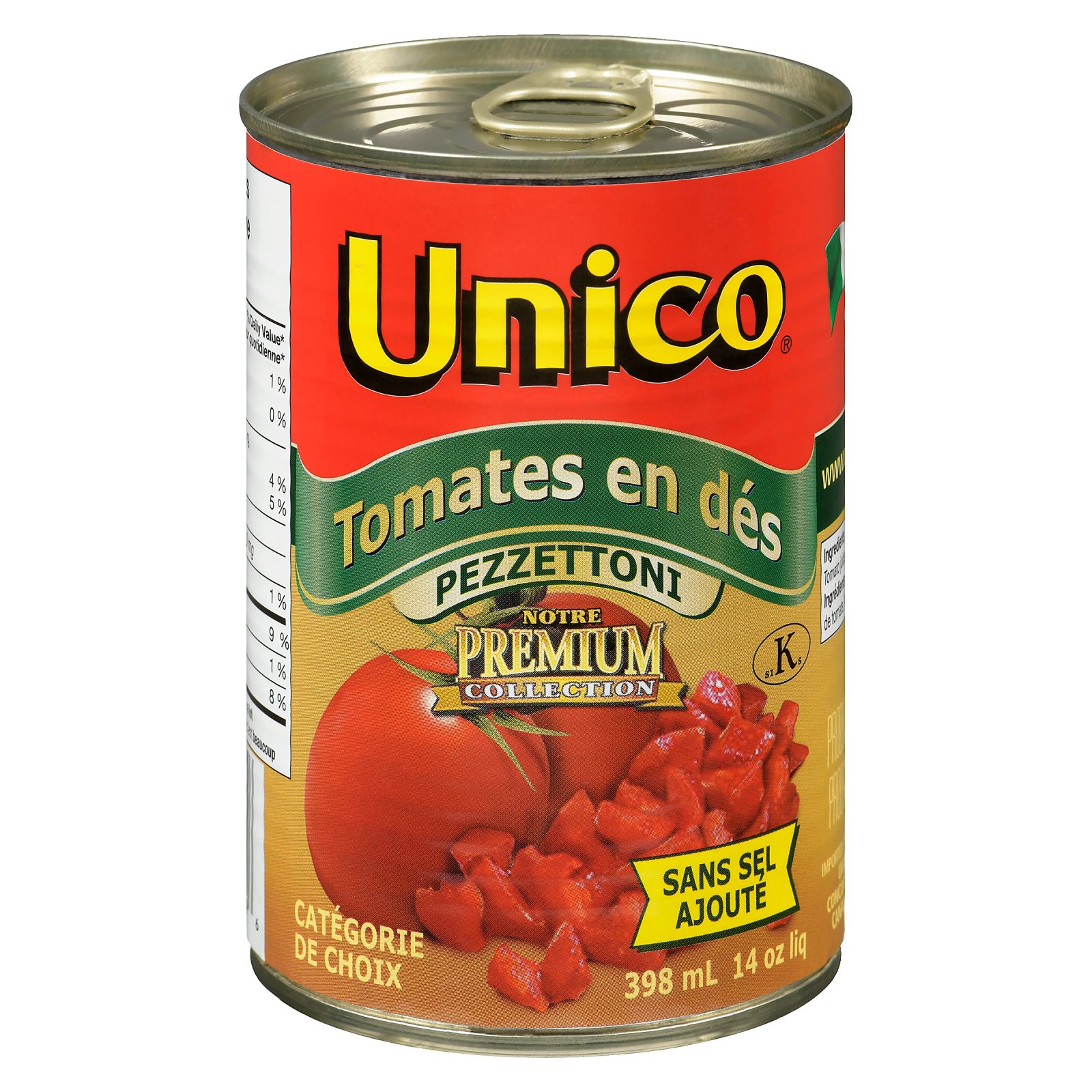 Unico Tomates en dés — Pezzettoni — photo du produit (français)
