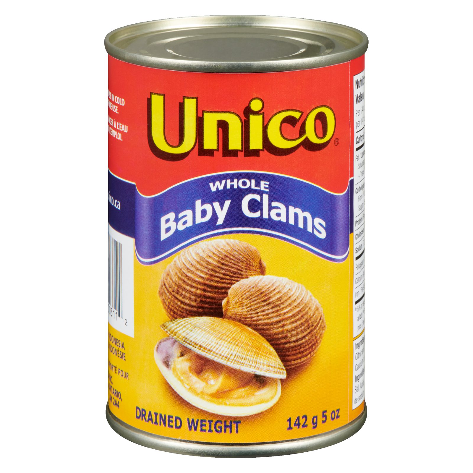 Unico Baby Clams — product photo