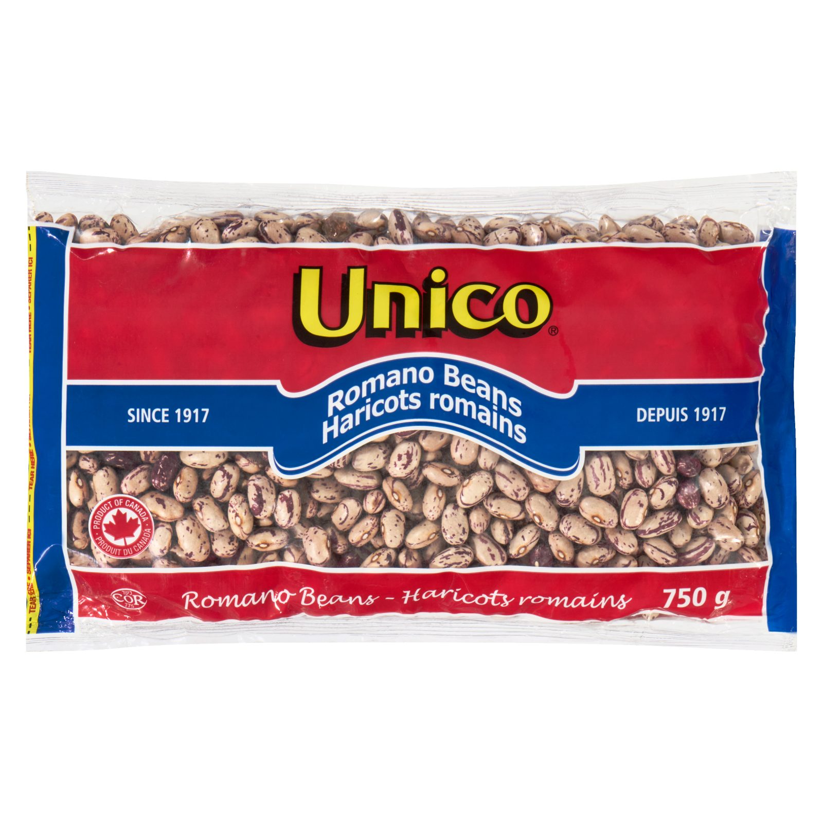Unico Dry Romano Beans — product photo