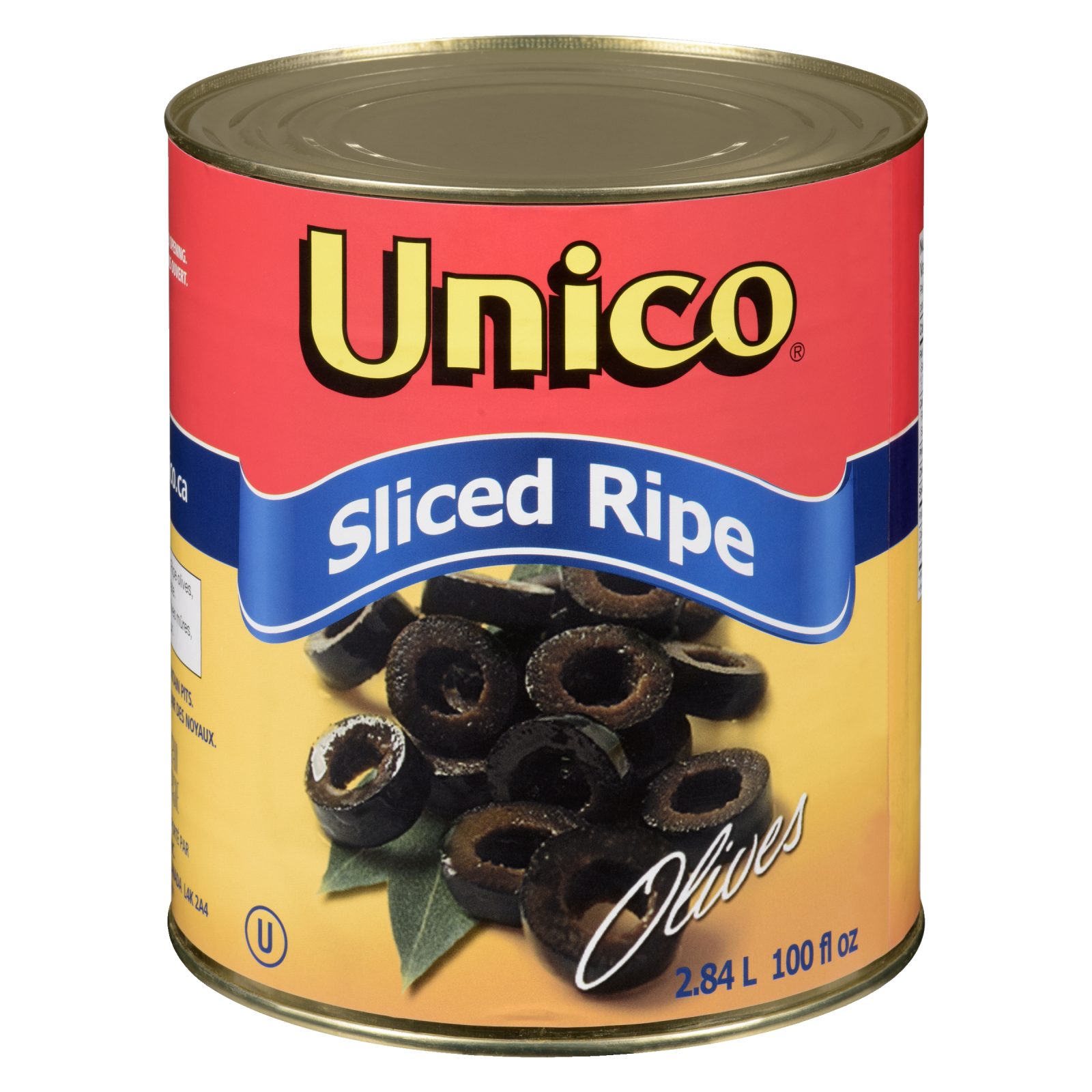 Unico Sliced Ripe Olives — product image - 2.84 L