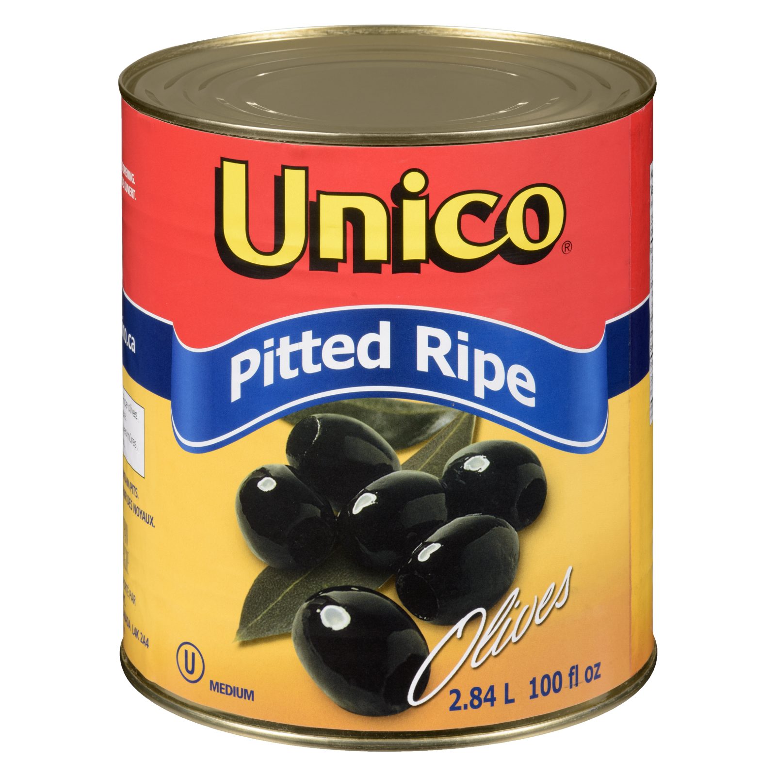 Unico Pitted Ripe Olives — product image - 2.84 L