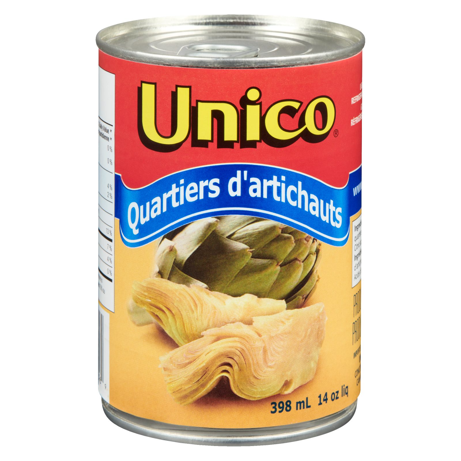 Unico Quartiers d'artichauts — photo du produit (français)