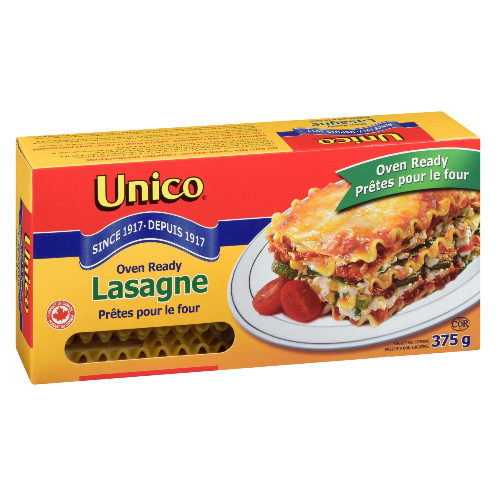 Unico Lasagne prête au four — photo du produit