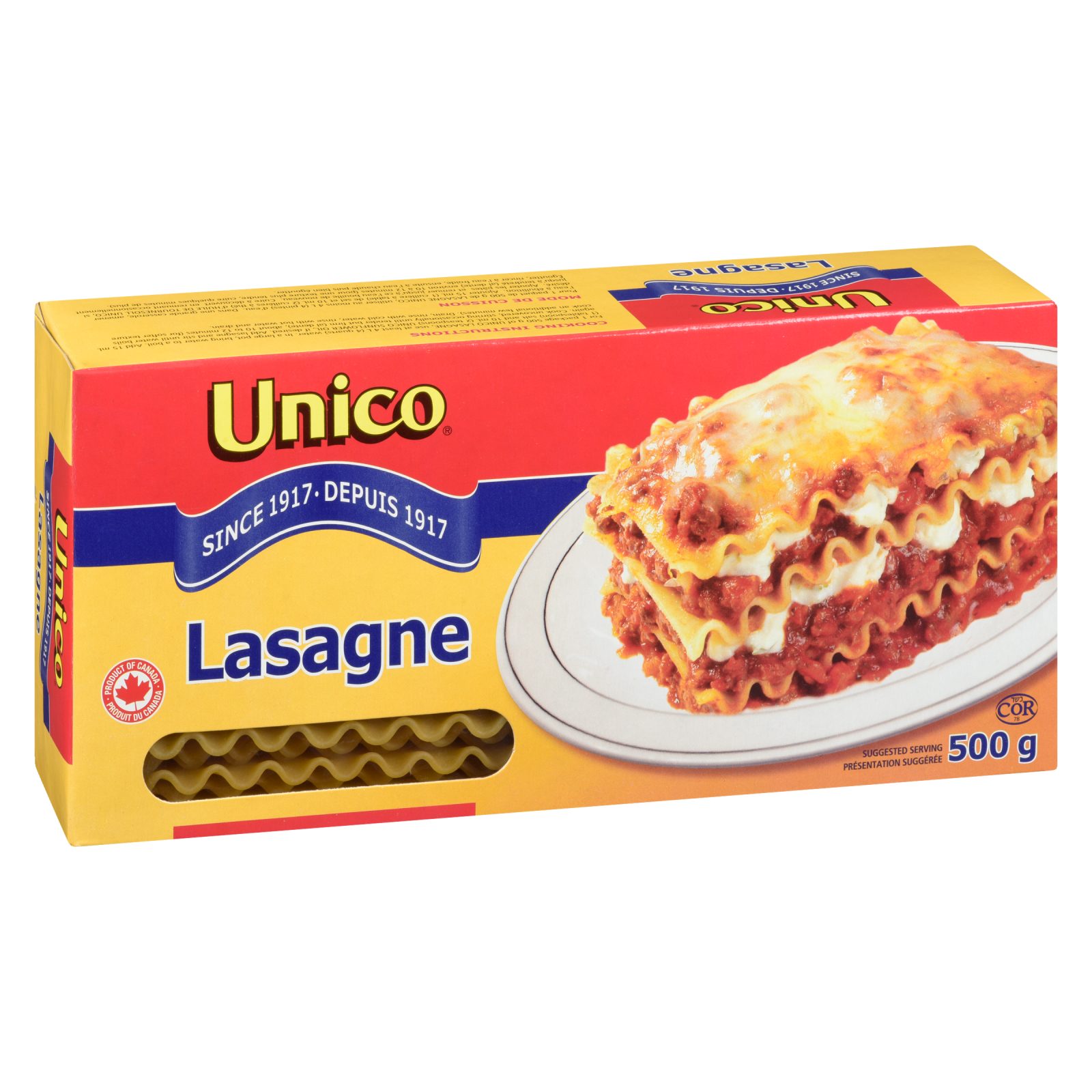 Unico Lasagne — product photo
