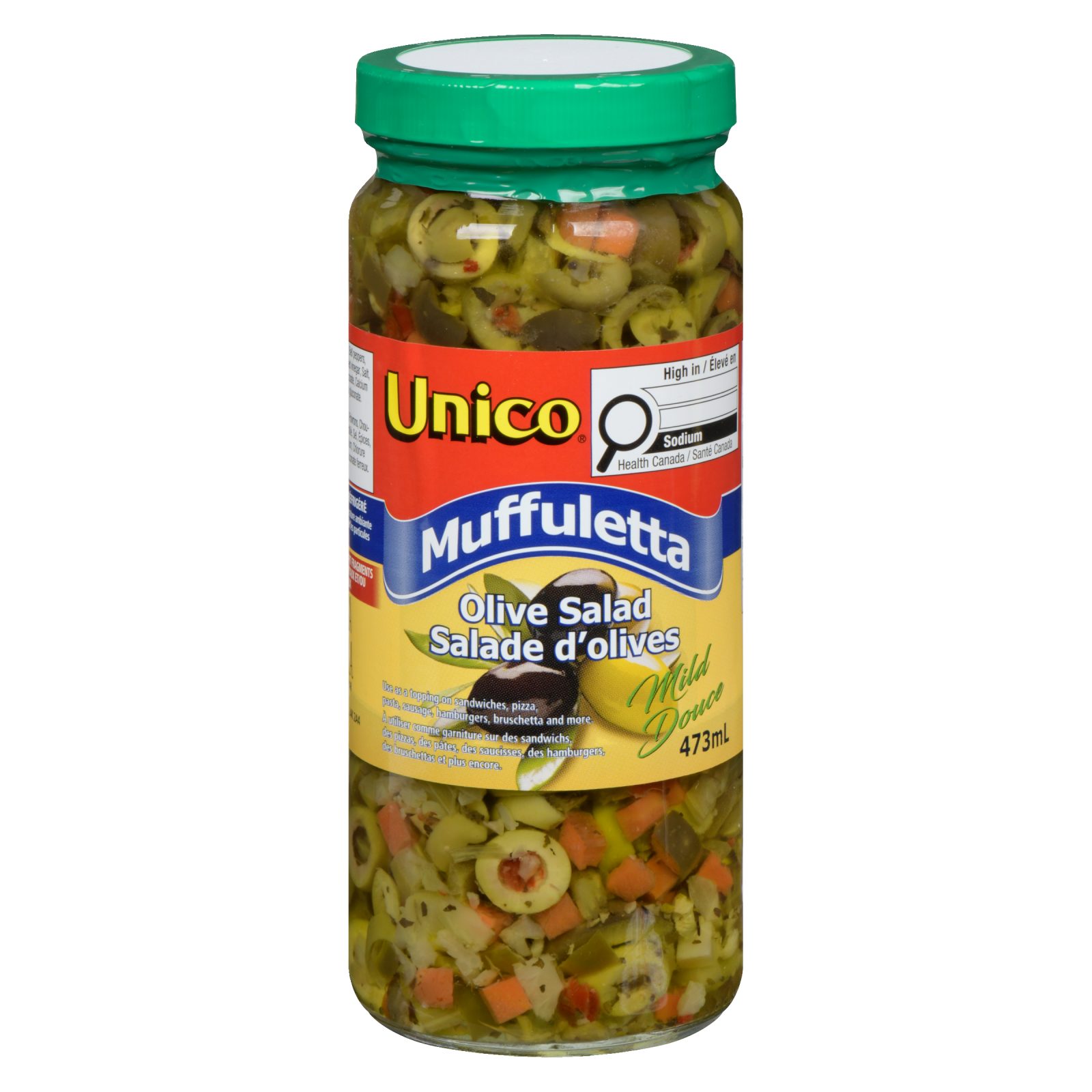 Unico Muffuletta Olive Salad — Mild — product photo