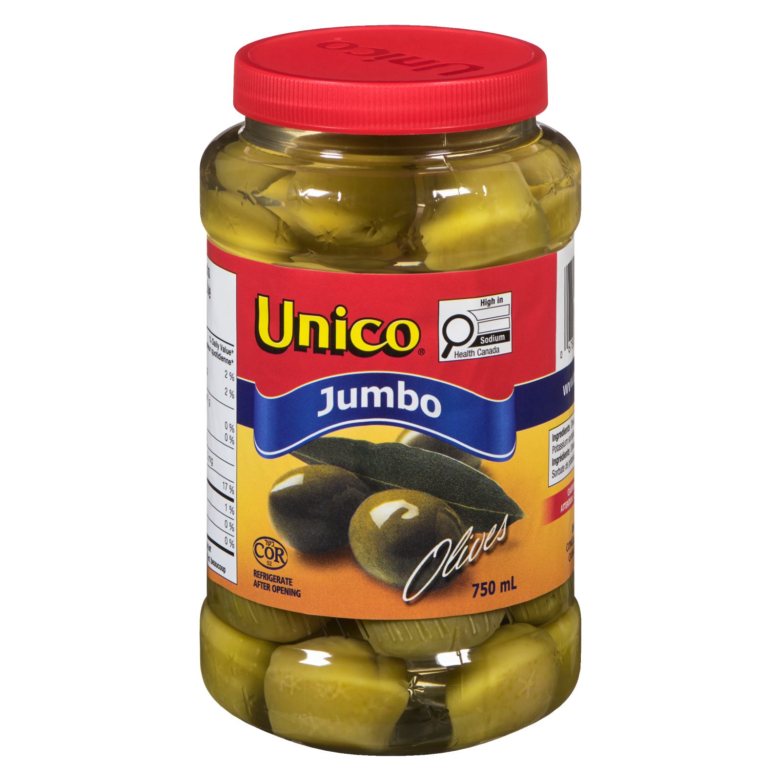 Unico Jumbo Olives — product photo