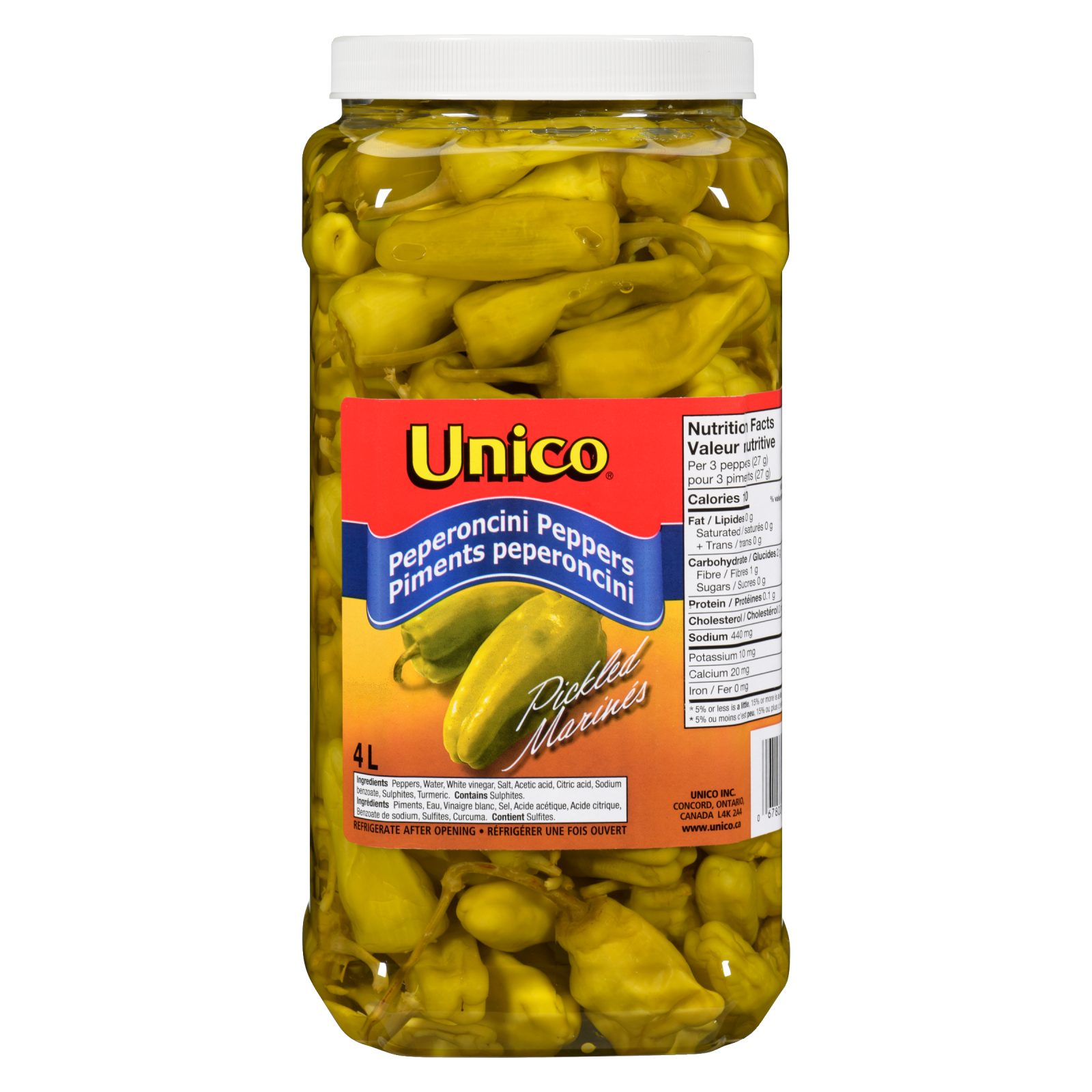 Unico Peperoncini — product image - 4L