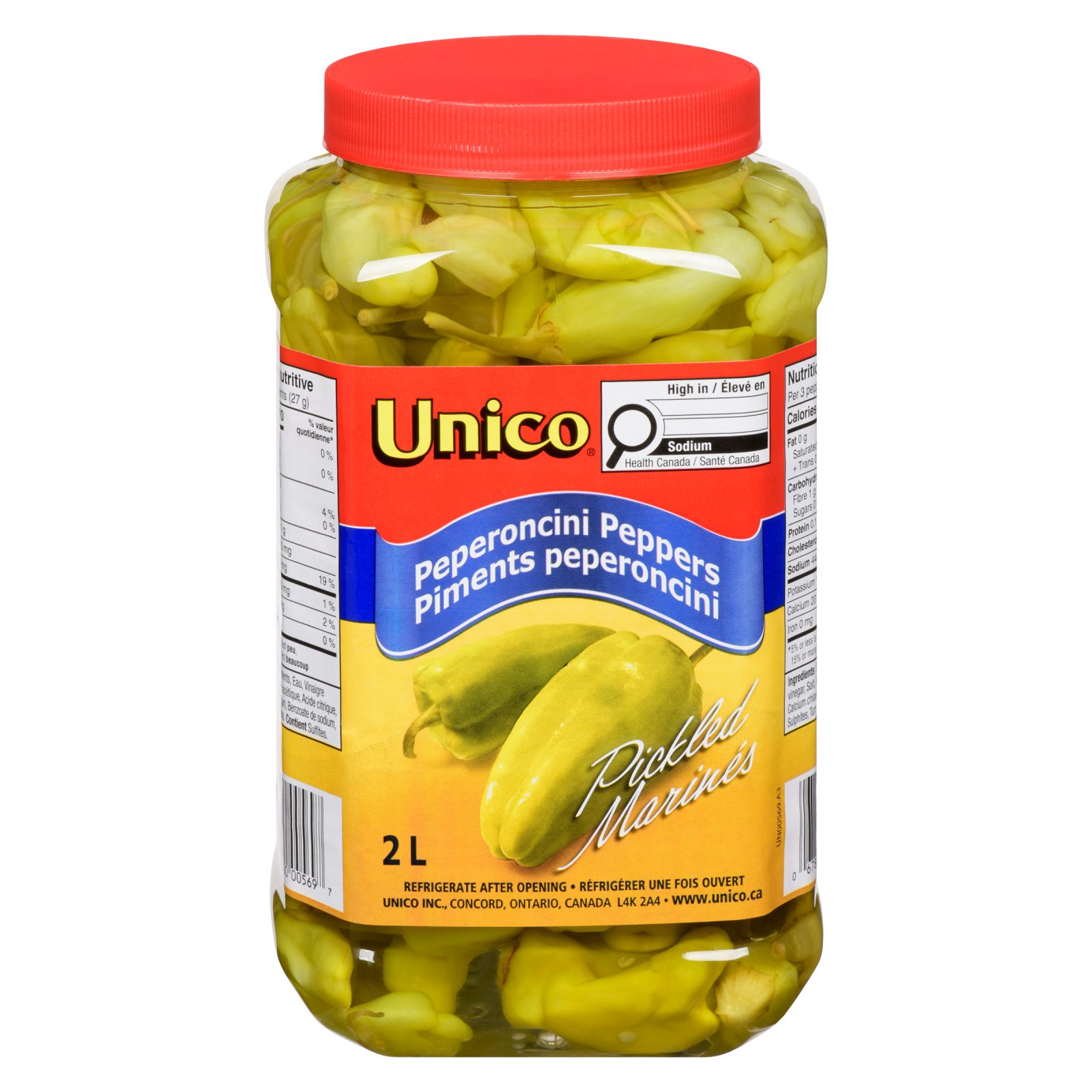 Unico Peperoncini — product image - 2 L