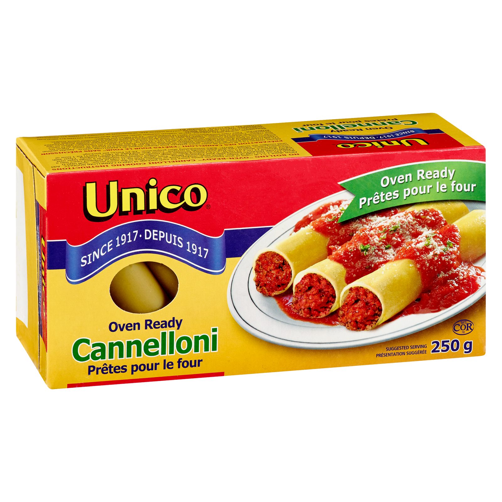 Unico Oven-Ready Cannelloni — product photo