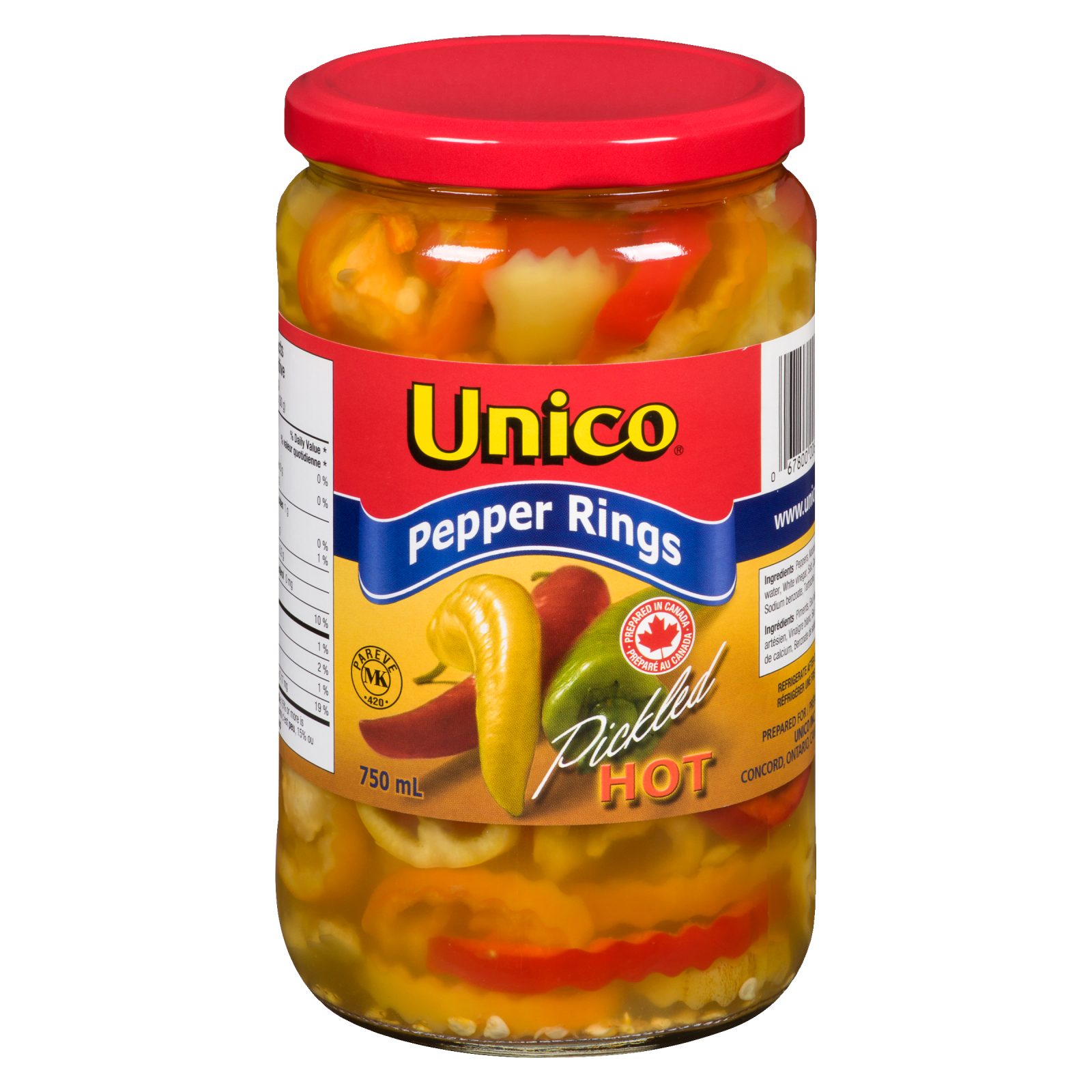 Unico Hot Pepper Rings — product photo