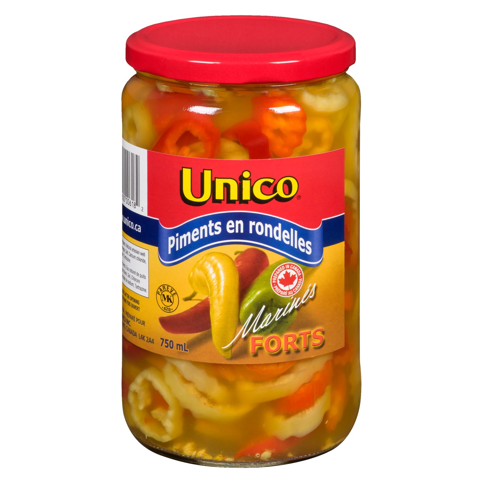 Unico Rondelles de piments forts — photo du produit (français)