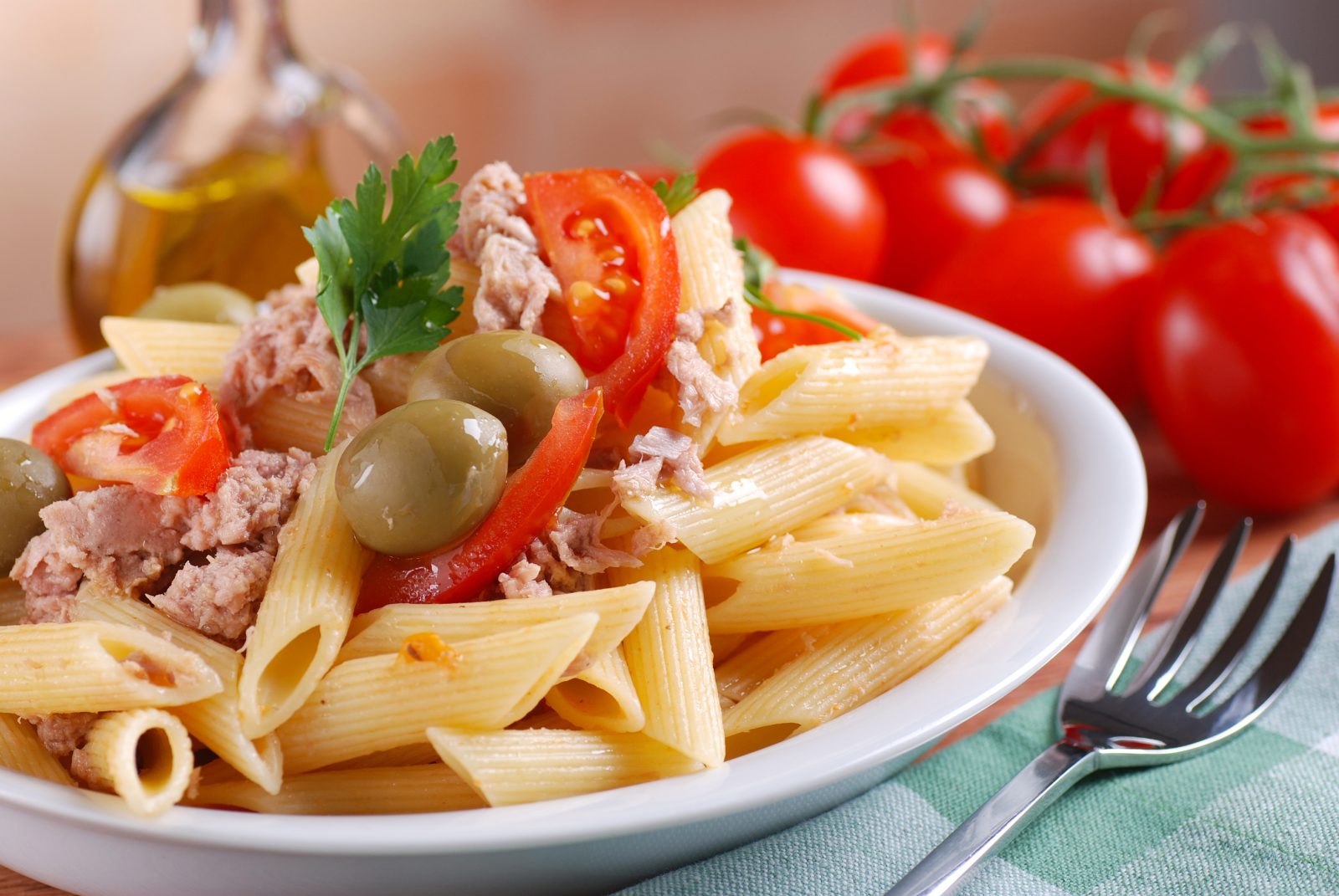 Spaghetti with Tuna — prepared dish