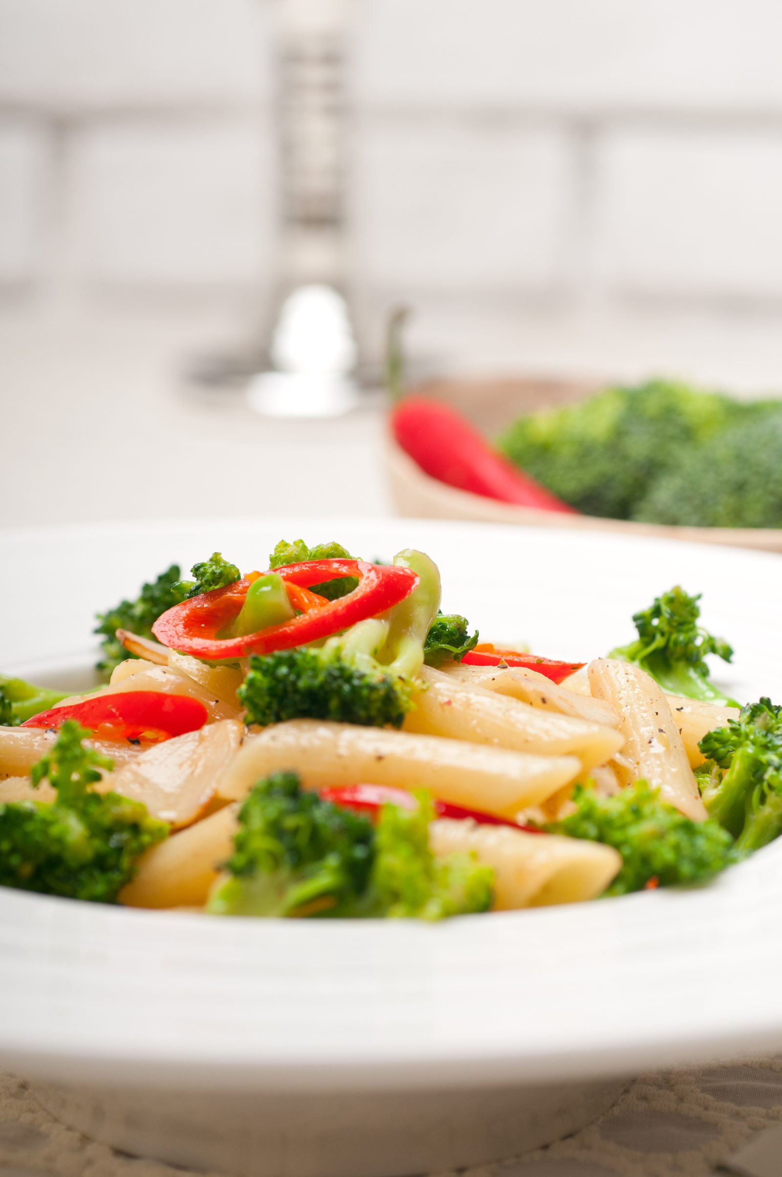 Penne with Broccoli — prepared dish