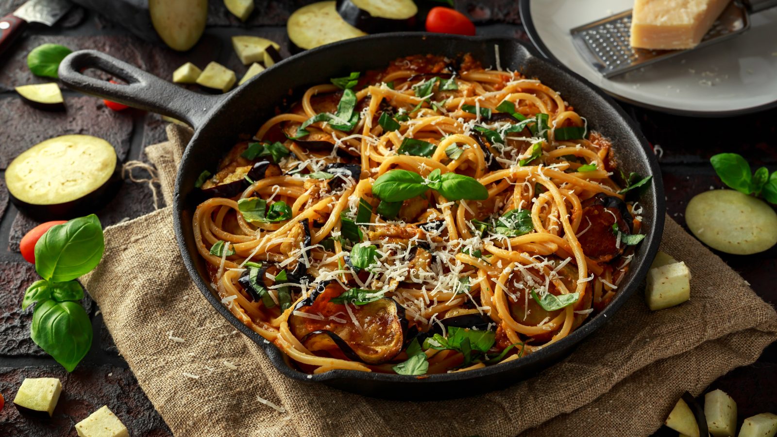 Pasta a la Norma — prepared dish