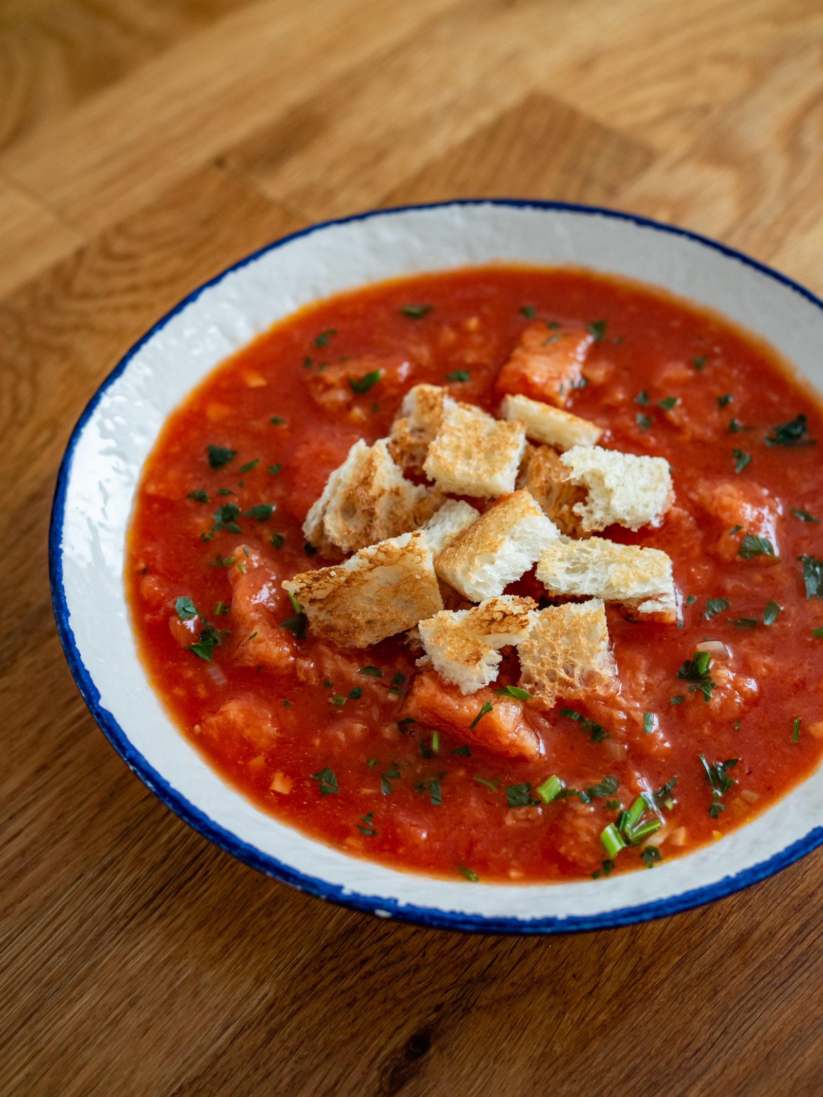 Tomato and Bread Soup — prepared dish