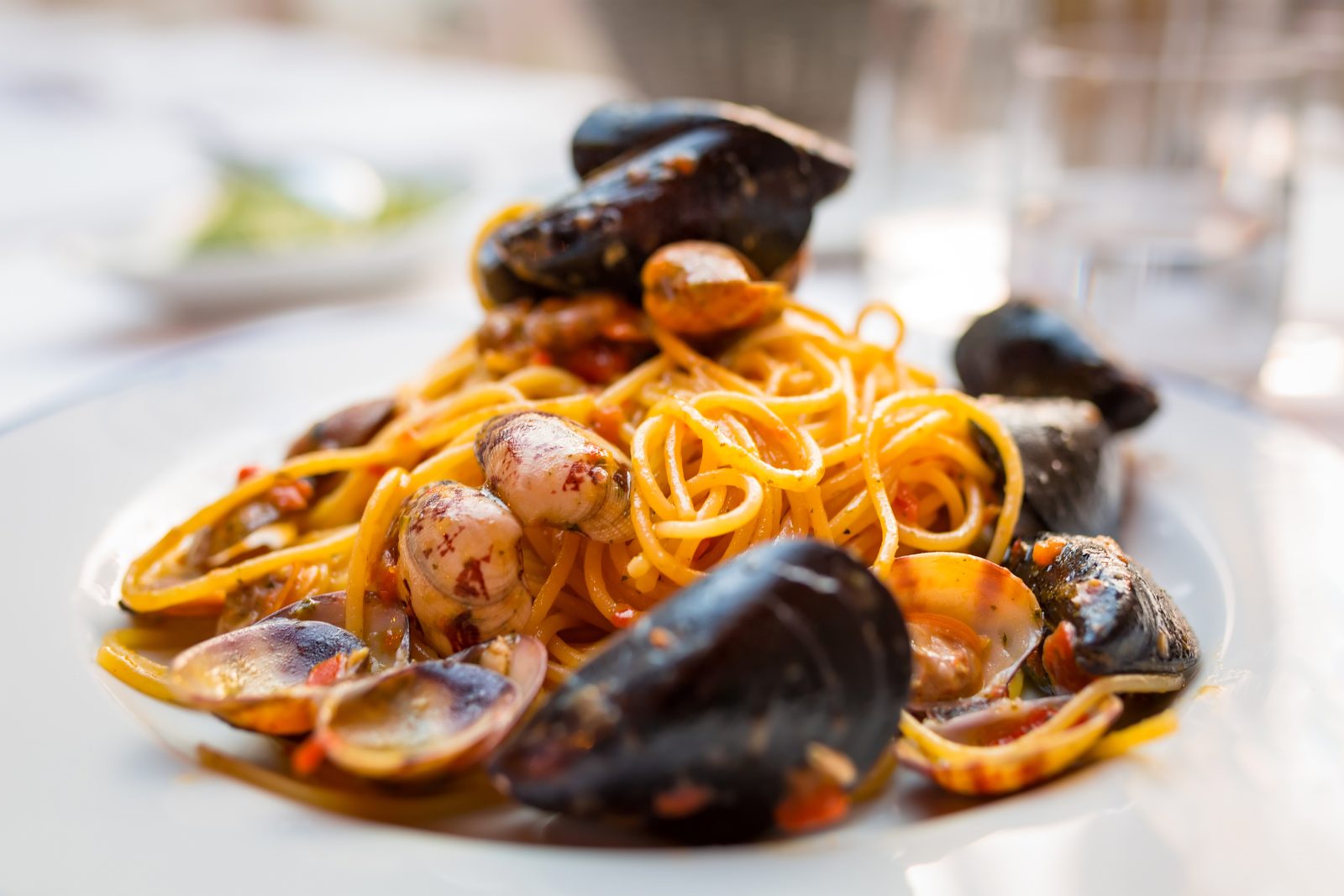 Seafood Pasta — prepared dish