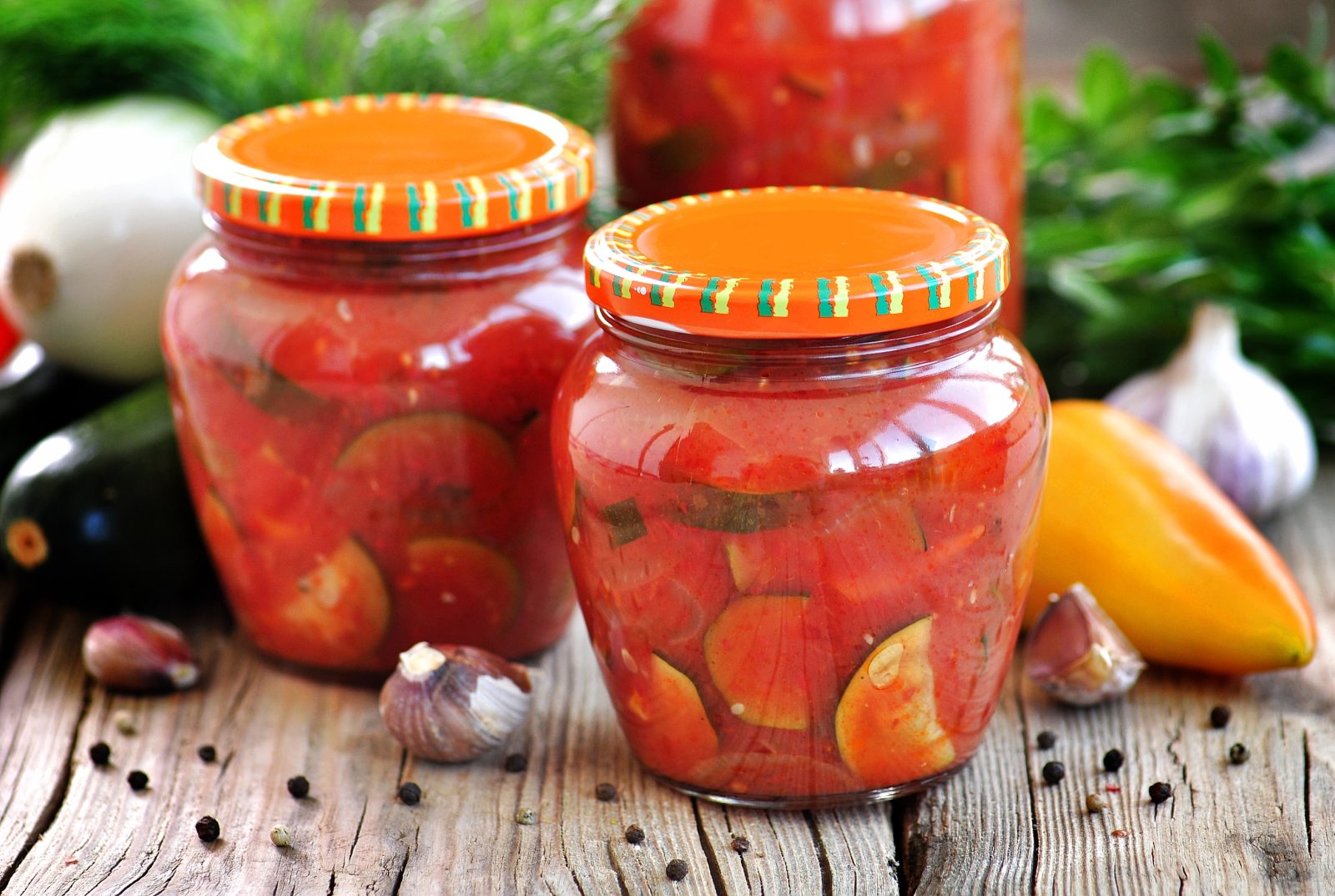 Marinated Zucchini — prepared dish