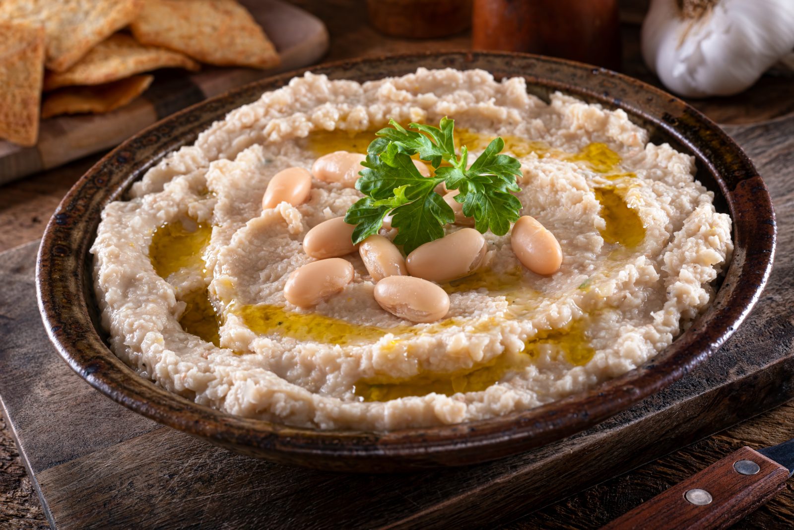 White Bean and Roasted Red Pepper Spread — prepared dish