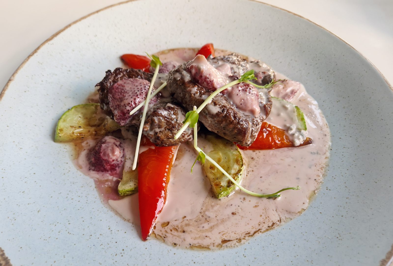 Braised Veal Medallions — prepared dish