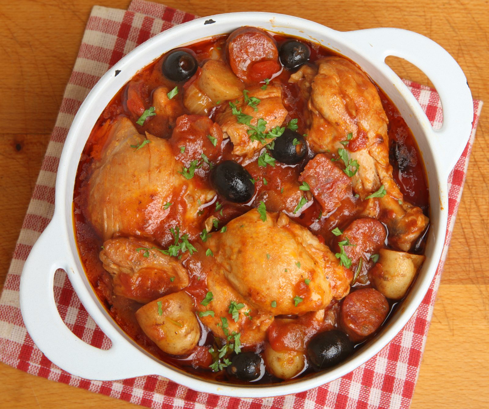 Rich Chicken Casserole — prepared dish